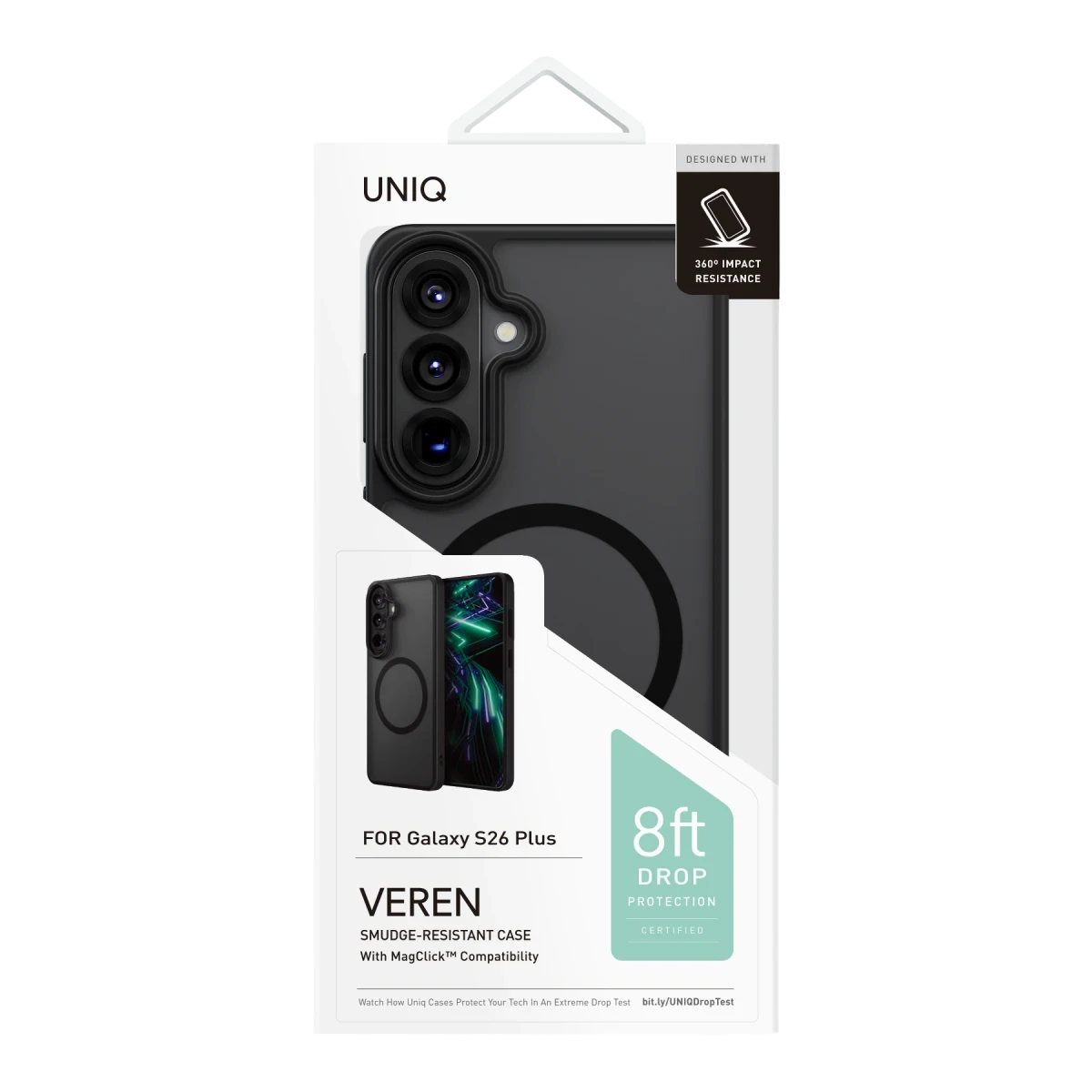 Uniq Samsung Galaxy S26 Plus Veren Magsafe Kapak - Siyah