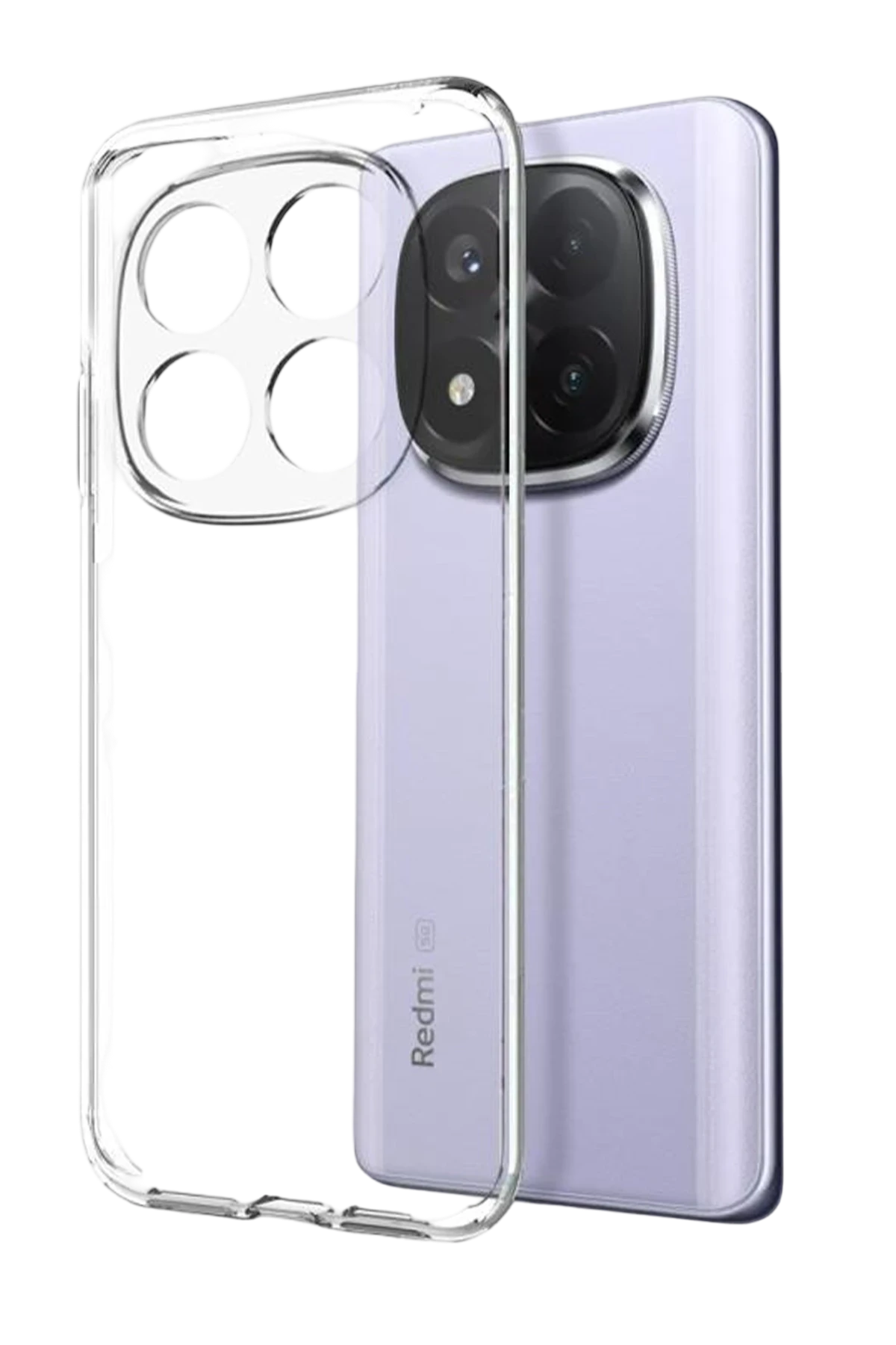 Newface Xiaomi Redmi Note 15 Pro Plus 5G Lüx Şeffaf Silikon - Şeffaf
