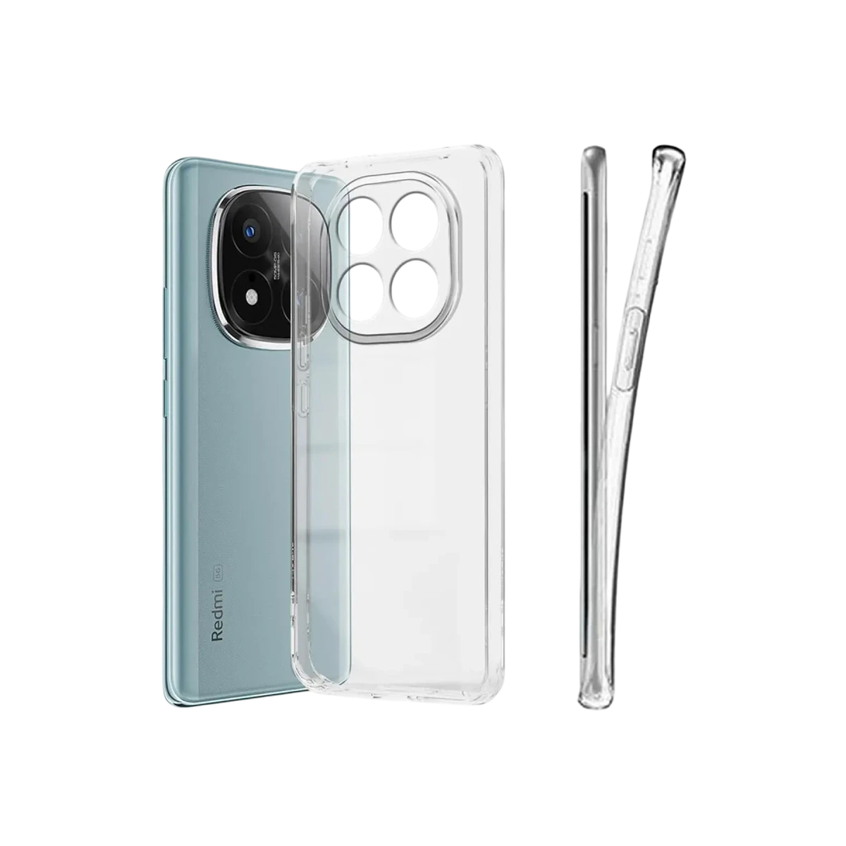 Newface Xiaomi Redmi Note 15 Pro Plus 5G Lüx Şeffaf Silikon - Şeffaf — görsel 5