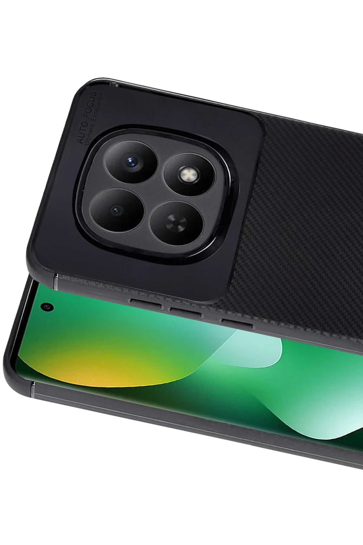 Newface Xiaomi Redmi Note 15 4G Auto Focus Karbon Kapak - Siyah