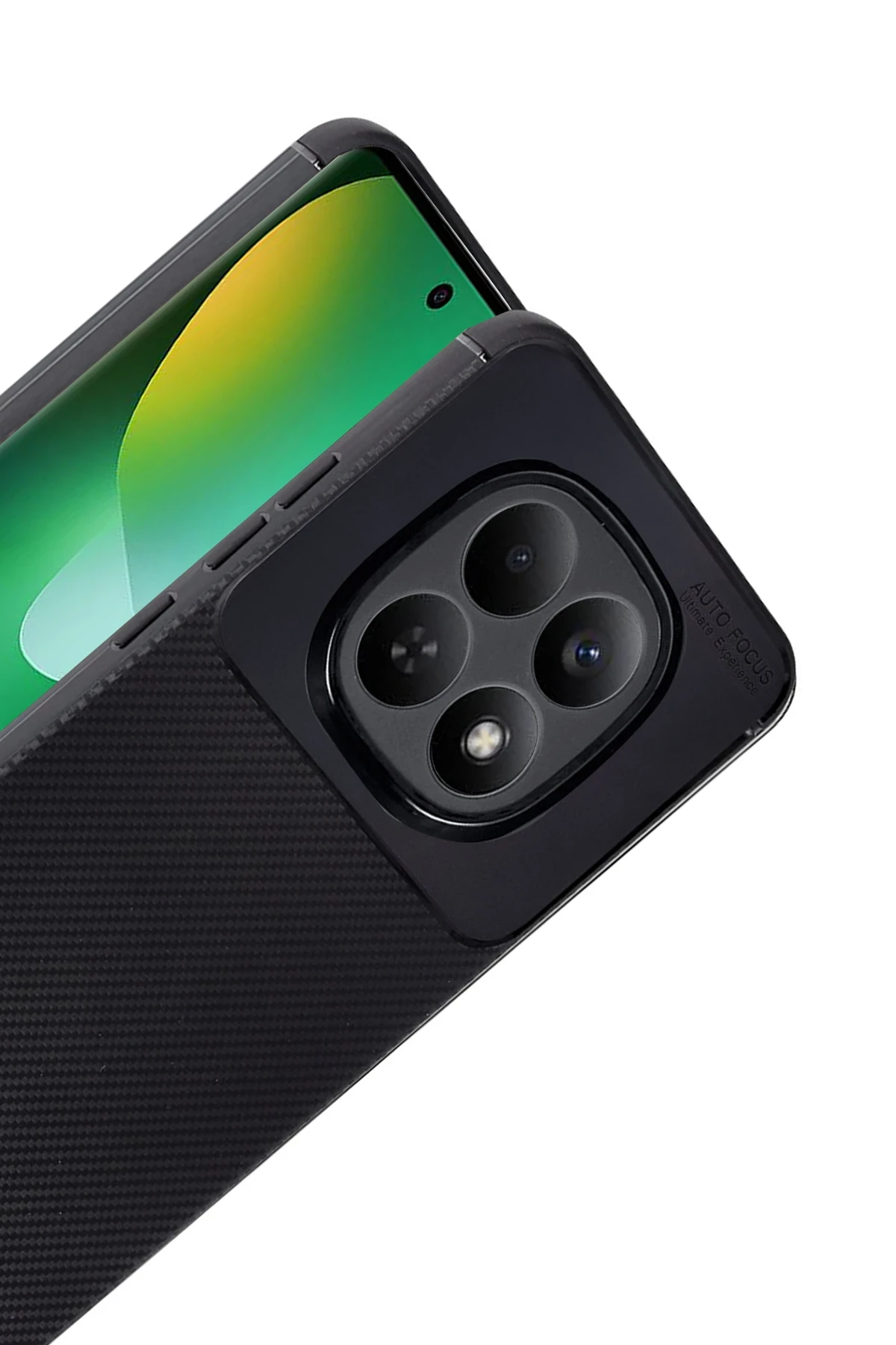 Newface Xiaomi Redmi Note 15 Pro 4G Auto Focus Karbon Kapak - Siyah