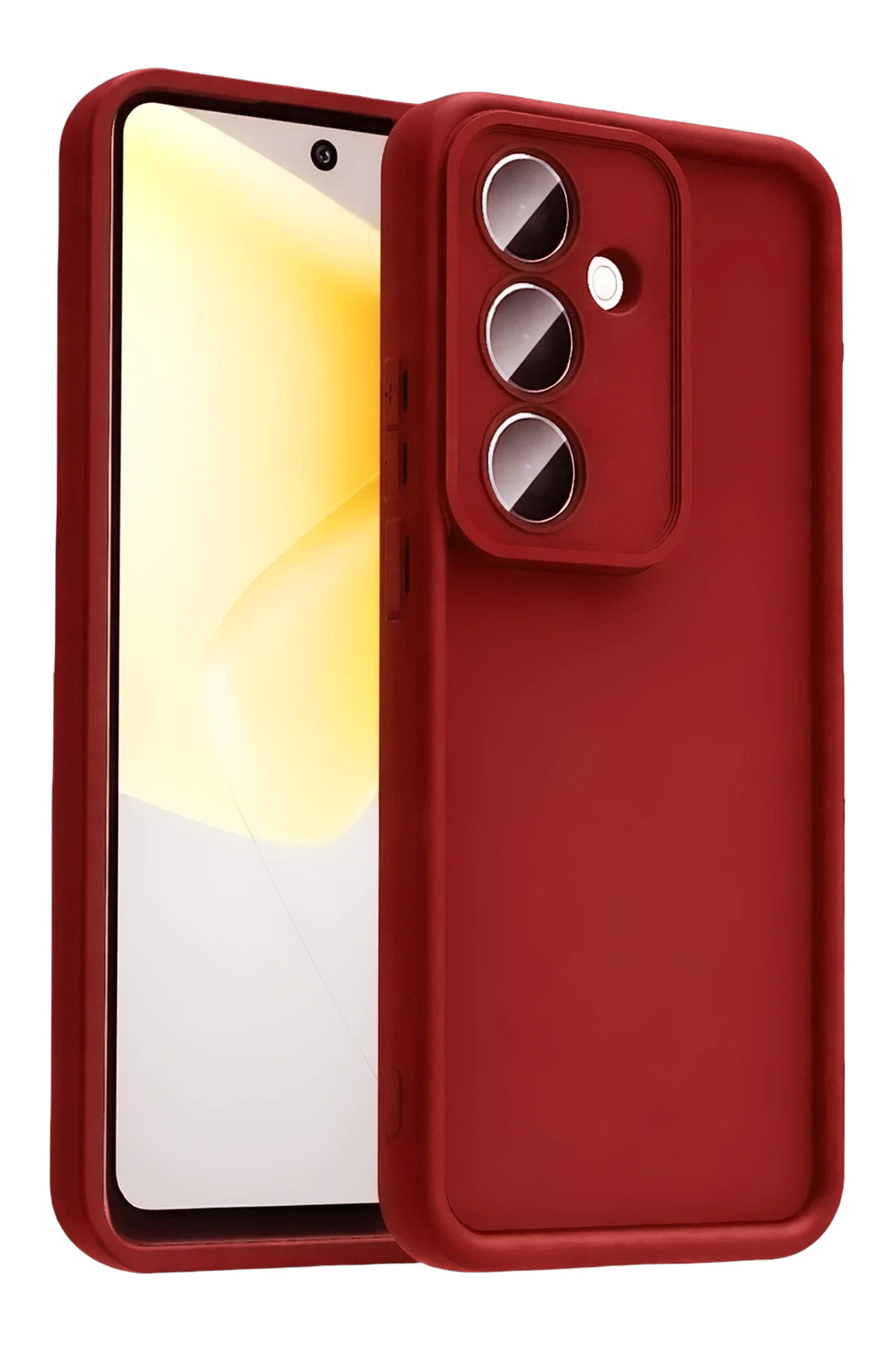 Newface Samsung Galaxy A57 5G Viera Silikon - Kırmızı