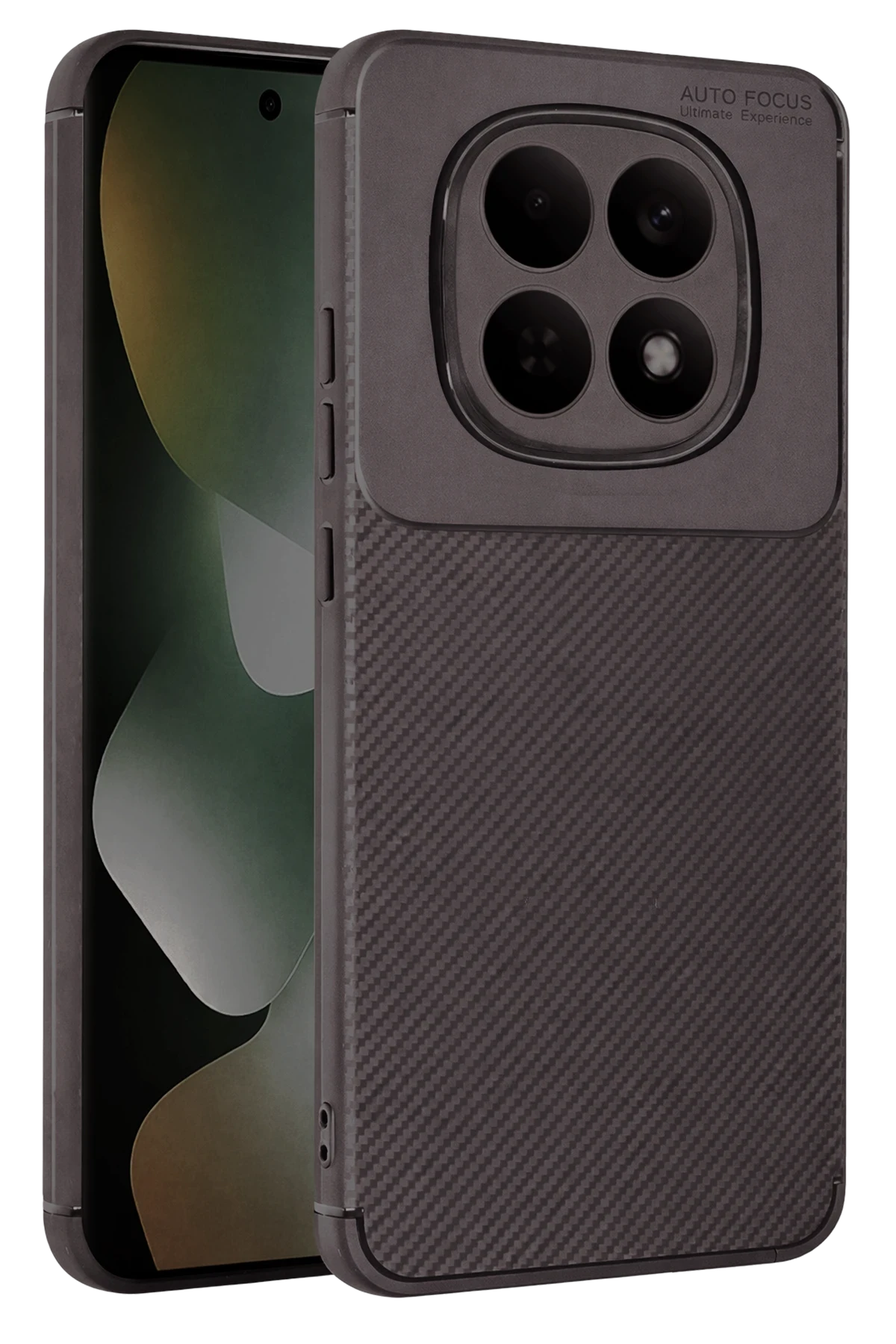 Newface Xiaomi Redmi Note 15 Pro 5G Auto Focus Karbon Kapak - Gri