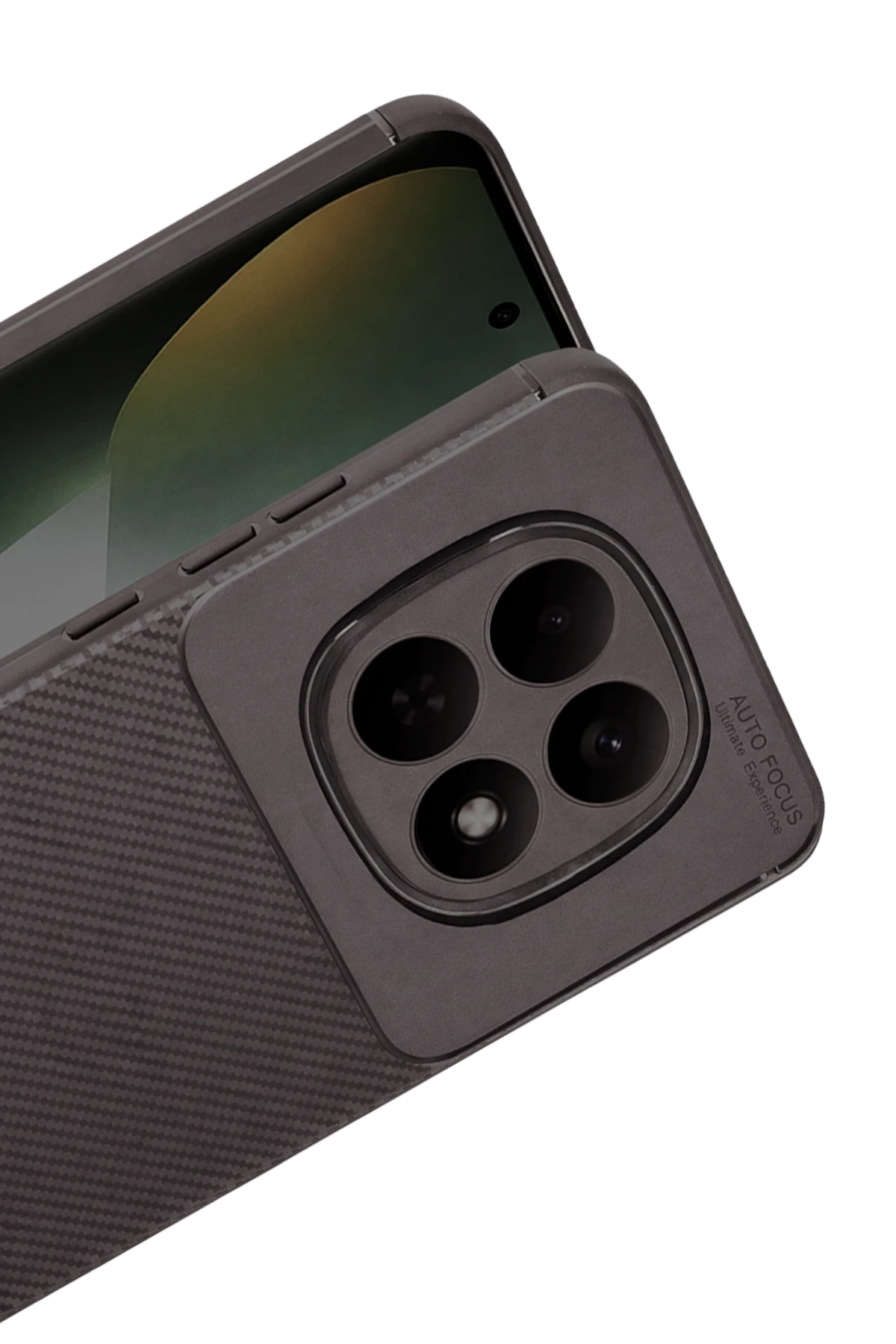 Newface Xiaomi Redmi Note 15 Pro 5G Auto Focus Karbon Kapak - Gri