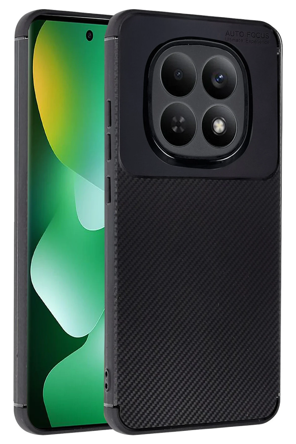Newface Xiaomi Redmi Note 15 Pro 5G Auto Focus Karbon Kapak - Siyah