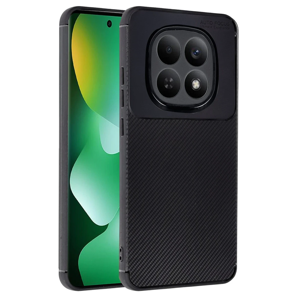 Newface Xiaomi Redmi Note 15 Pro 5G Auto Focus Karbon Kapak - Siyah