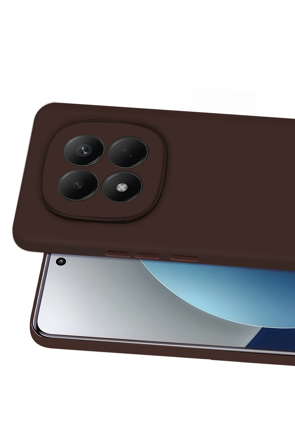 Newface Xiaomi Redmi Note 15 Pro 4G First Silikon - Kahverengi