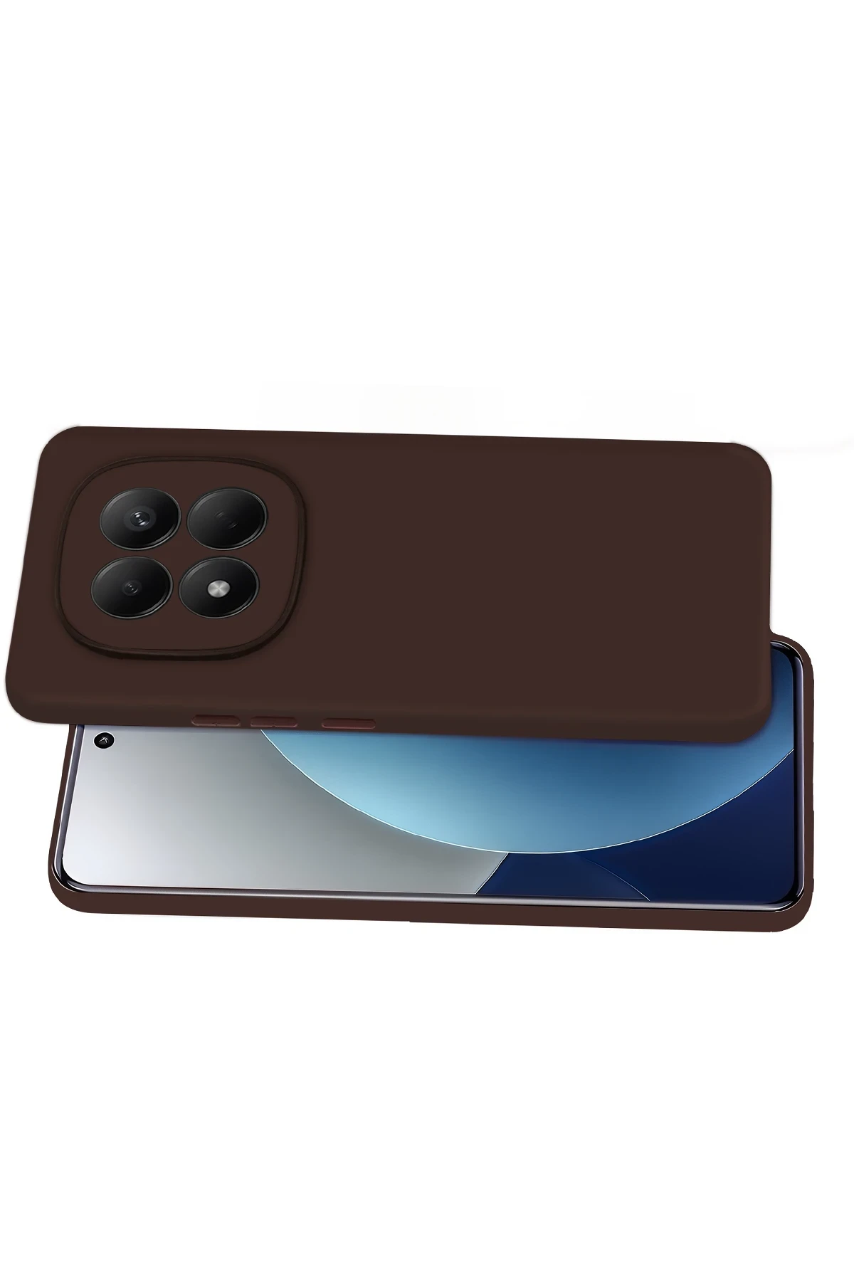Newface Xiaomi Redmi Note 15 Pro 4G First Silikon - Kahverengi