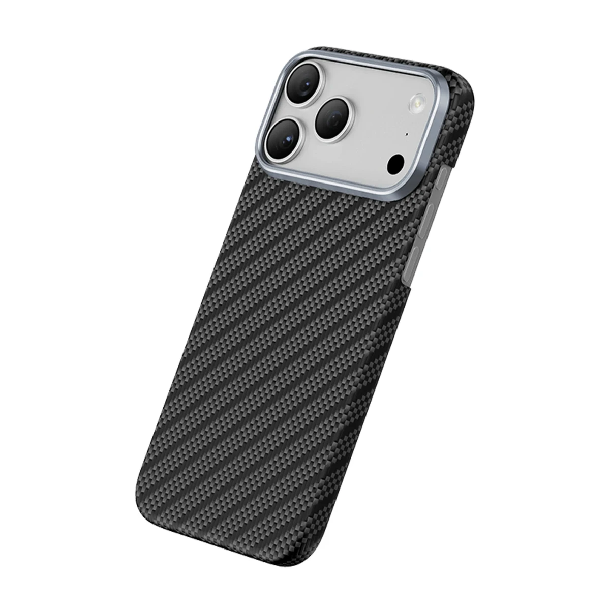 Keephone Apple iPhone 17 Pro Kevlar Robin Magsafe Kılıf - Siyah