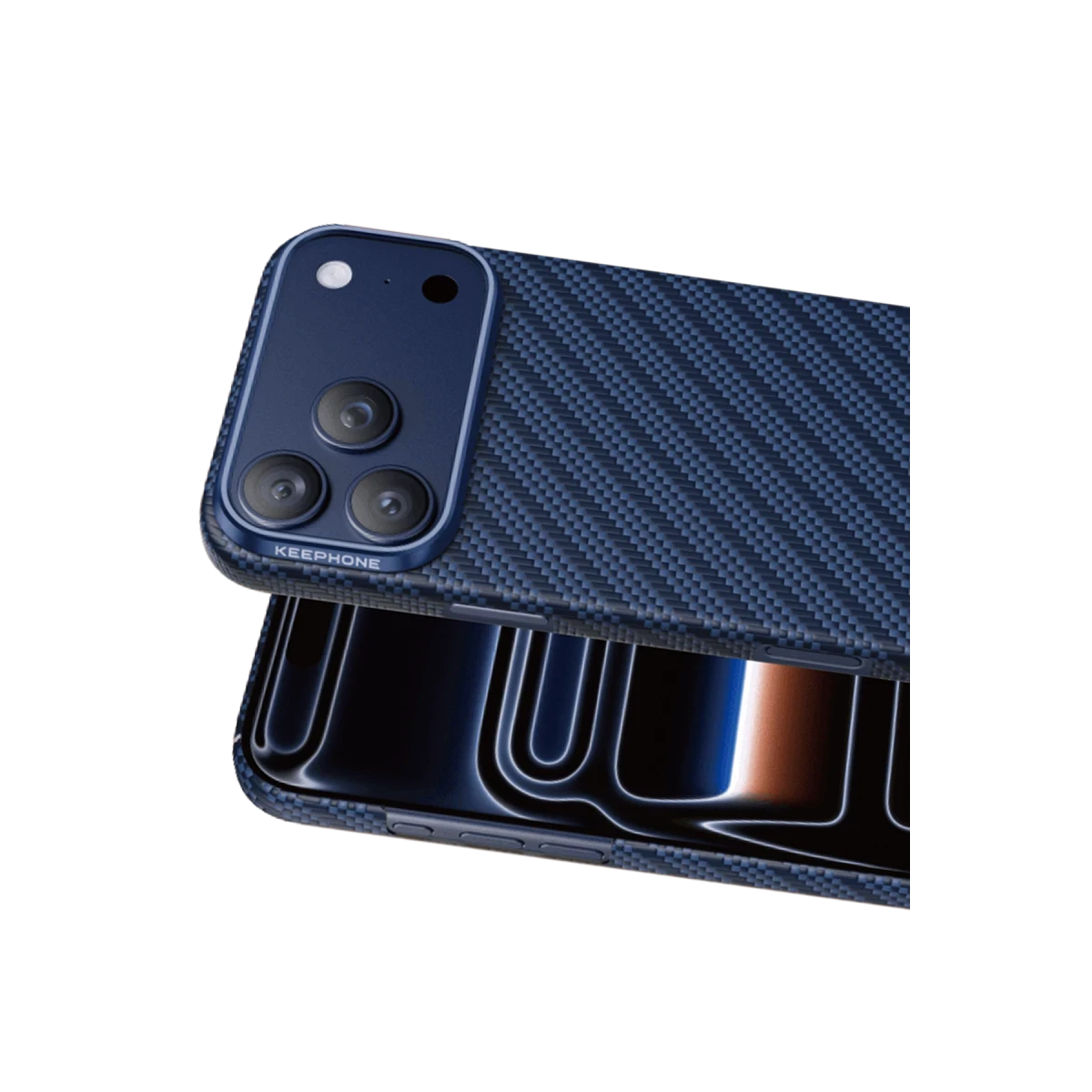 Keephone Apple iPhone 17 Pro Max Kevlar Robin Magsafe Kılıf - Lacivert