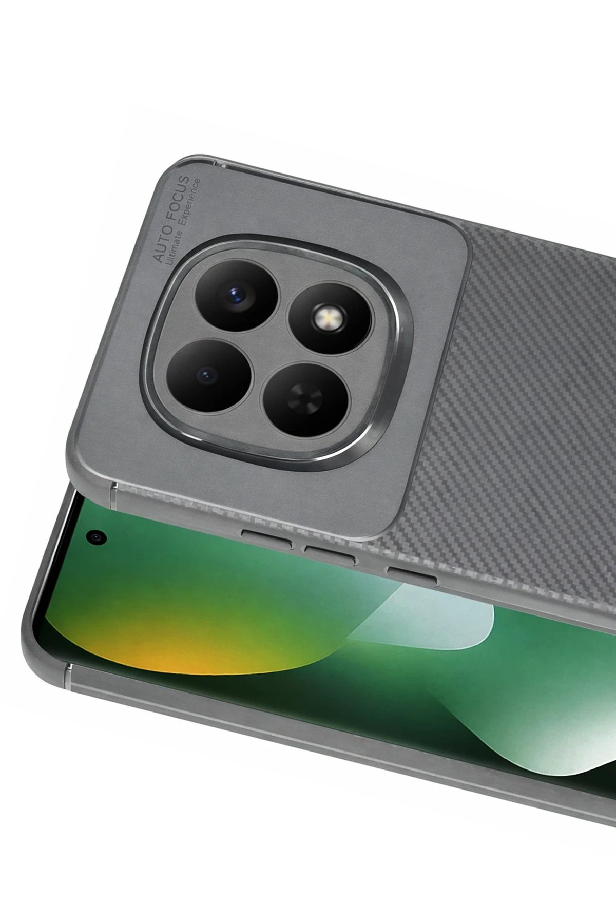 Newface Xiaomi Redmi Note 15 Pro 4G Auto Focus Karbon Kapak - Gri — görsel 2