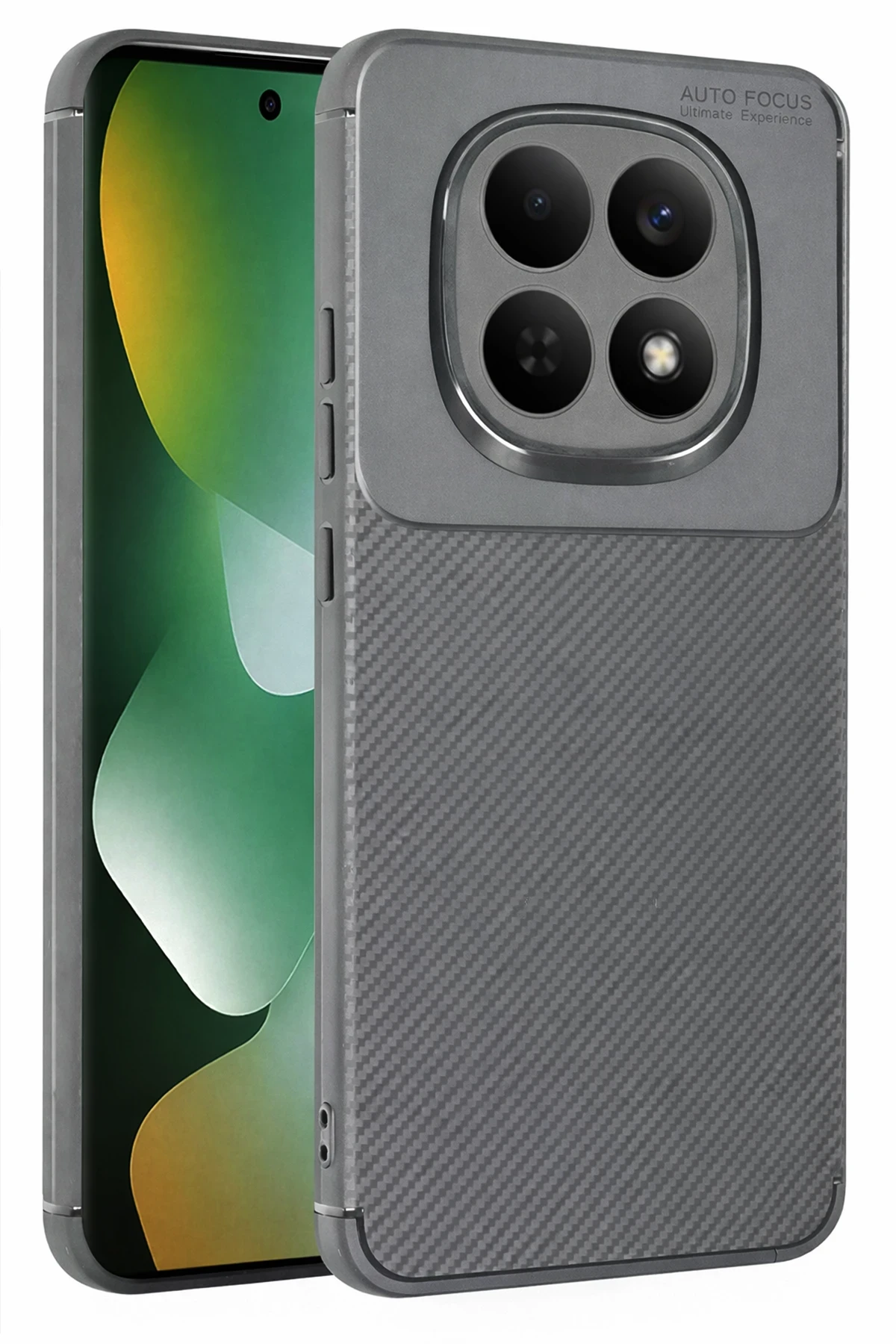 Newface Xiaomi Redmi Note 15 4G Auto Focus Karbon Kapak - Gri