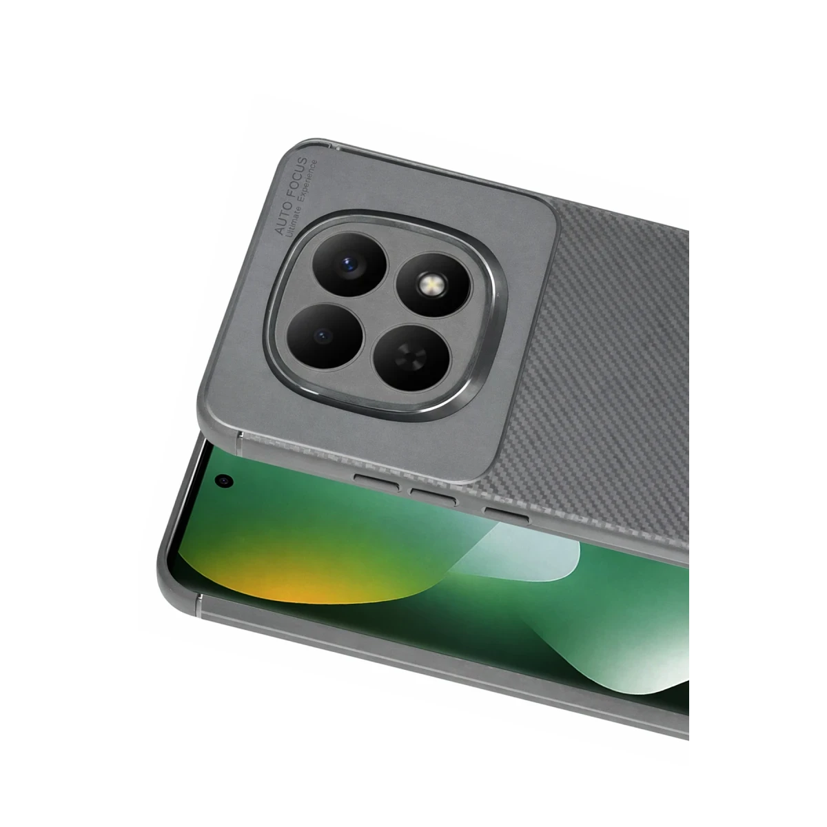 Newface Xiaomi Redmi Note 15 4G Auto Focus Karbon Kapak - Gri — görsel 6