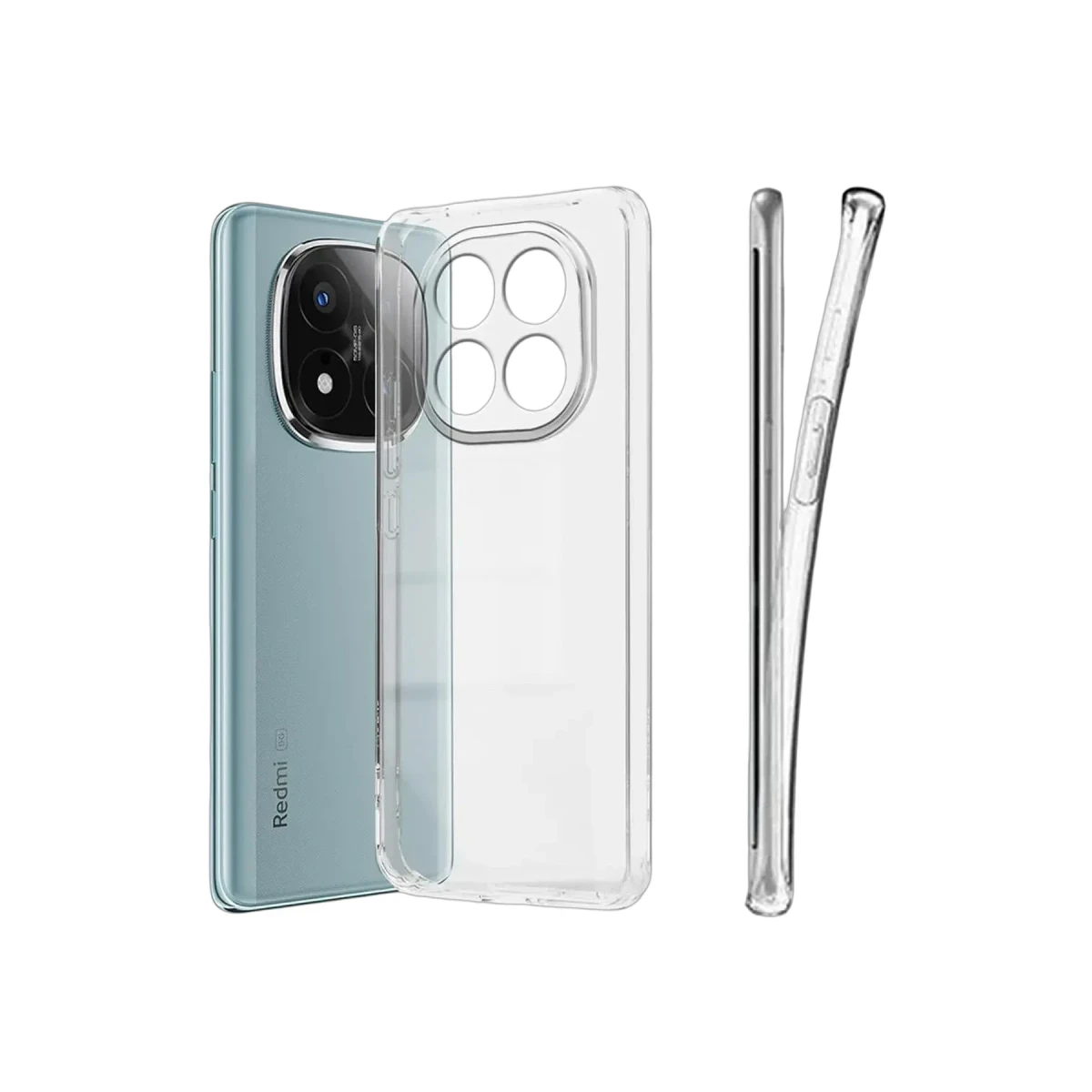 Newface Xiaomi Redmi Note 15 Pro 5G Lüx Şeffaf Silikon - Şeffaf — görsel 5