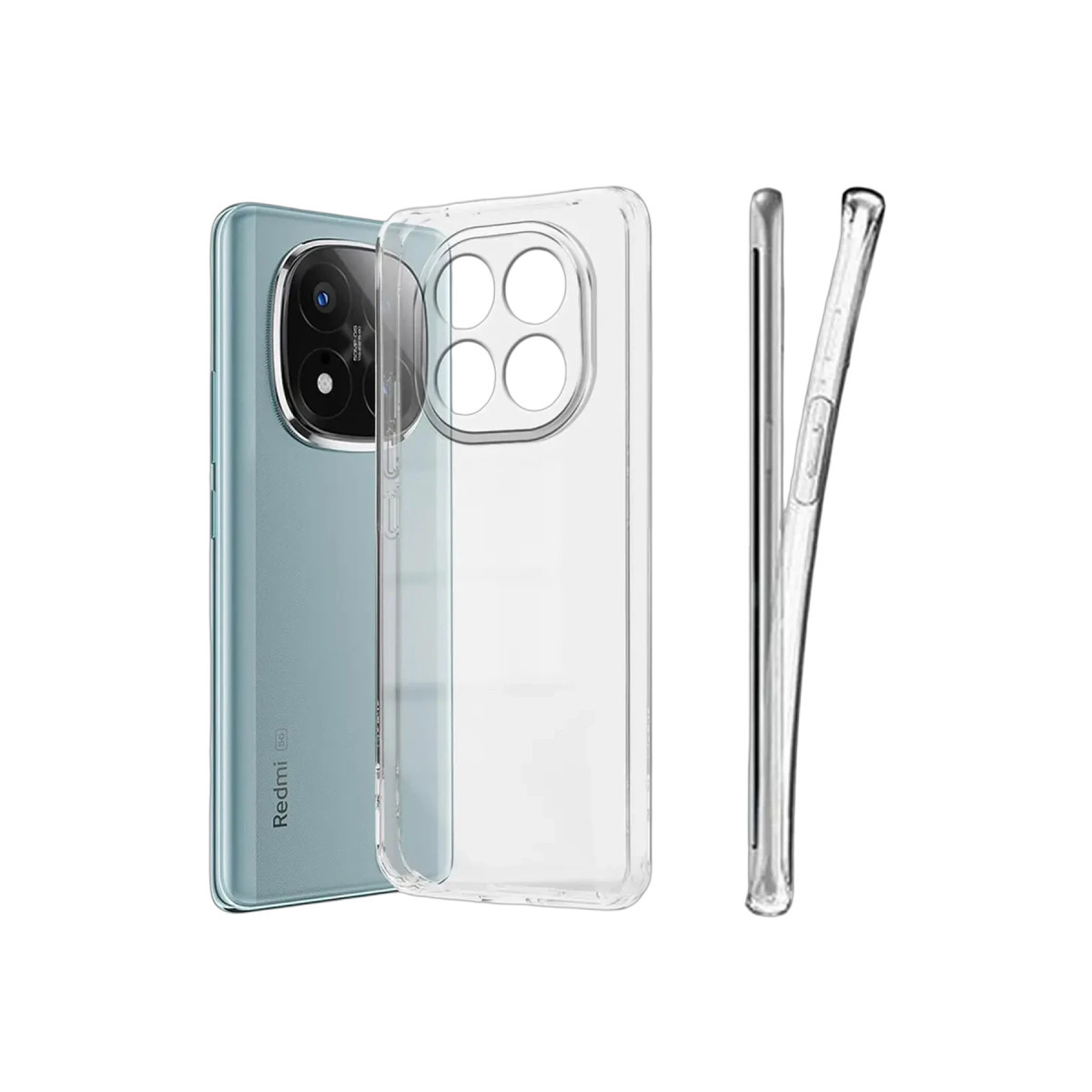 Newface Xiaomi Redmi Note 15 Pro 5G Lüx Şeffaf Silikon - Şeffaf — görsel 8