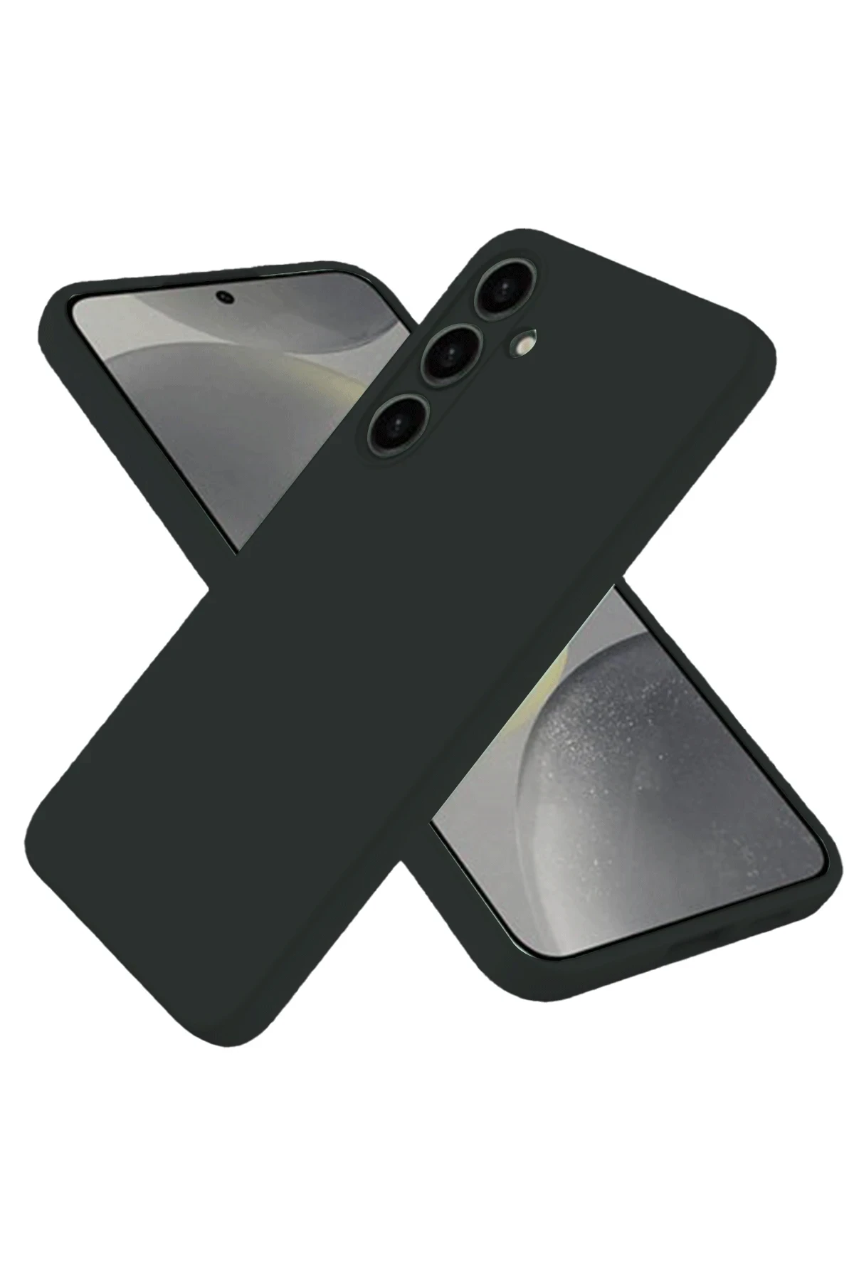 Newface Samsung Galaxy S25 Plus Kılıf Nano içi Kadife Silikon - Siyah