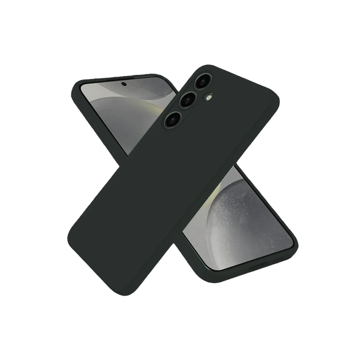Newface Samsung Galaxy S25 Plus Kılıf Nano içi Kadife Silikon - Siyah — görsel 4