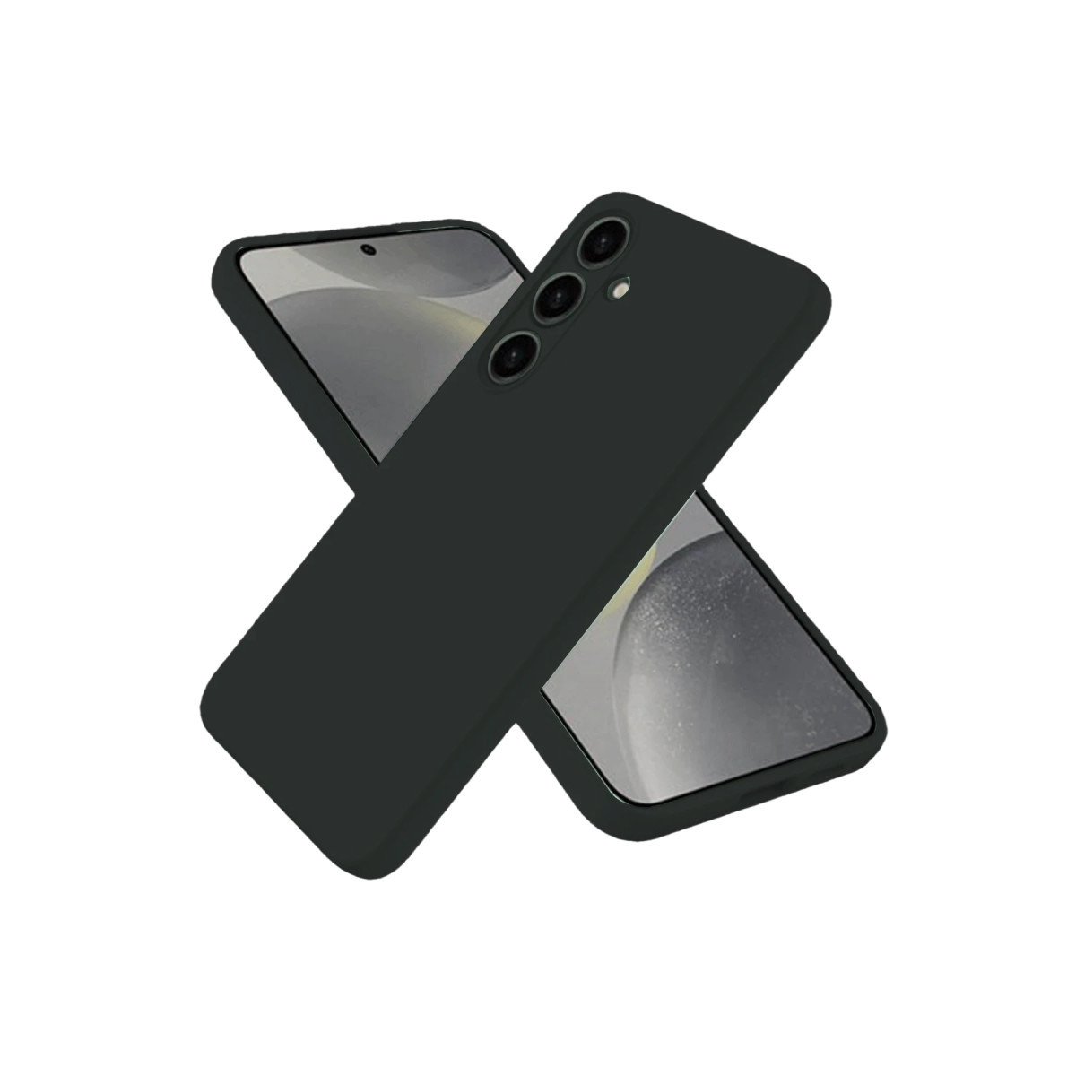 Newface Samsung Galaxy S25 Plus Kılıf Nano içi Kadife Silikon - Siyah — görsel 7