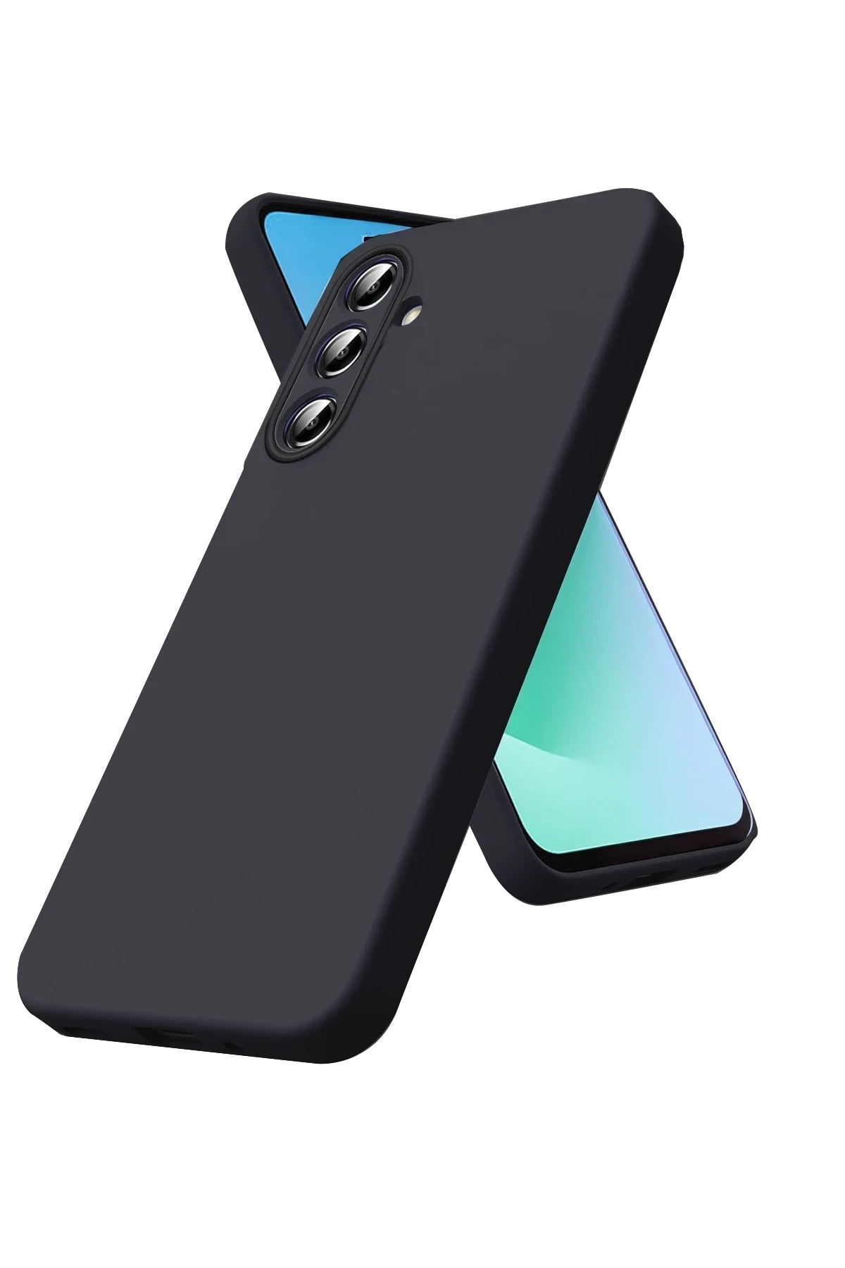 Newface Samsung Galaxy S26 Plus Nano içi Kadife Silikon - Siyah