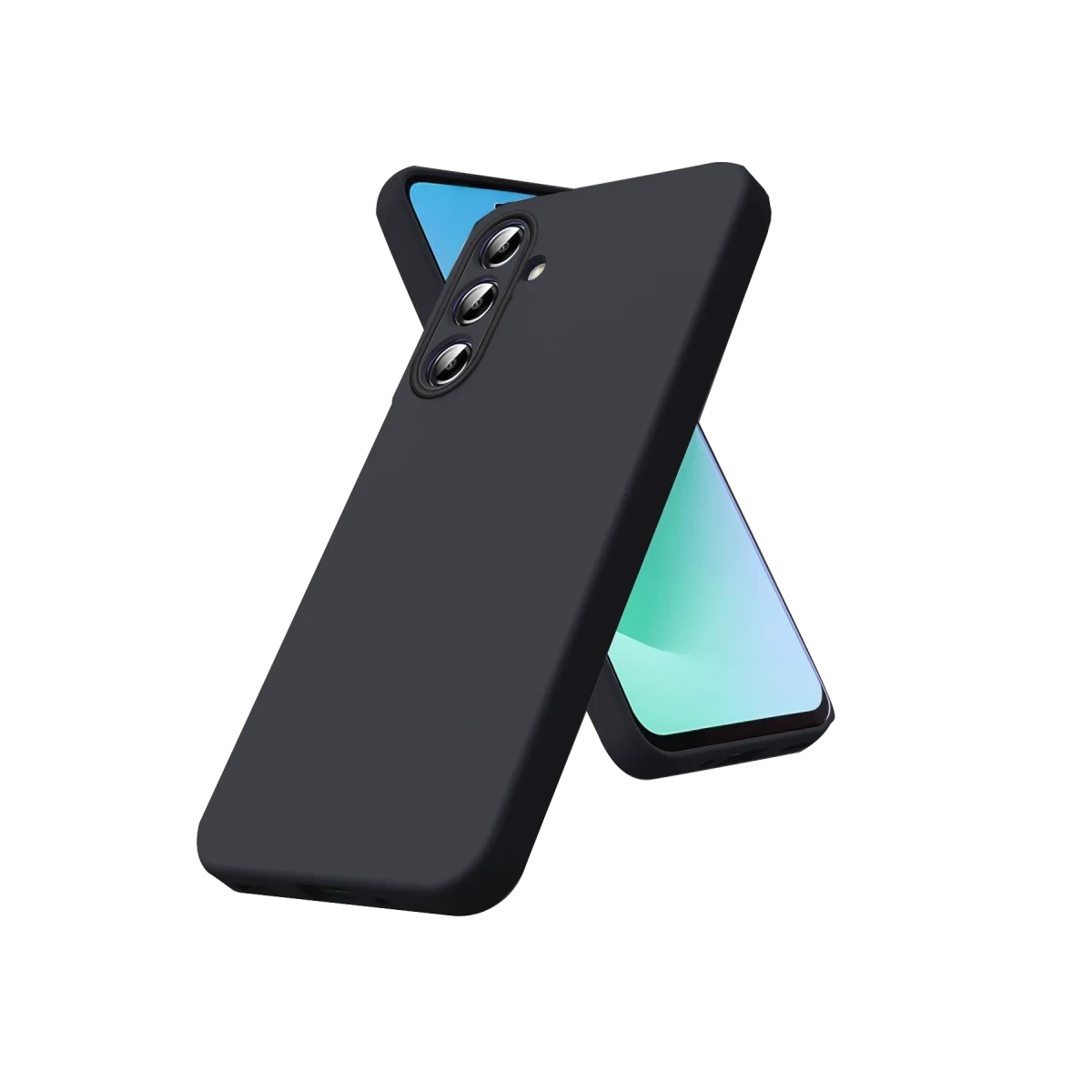 Newface Samsung Galaxy S26 Plus Nano içi Kadife Silikon - Siyah — görsel 4