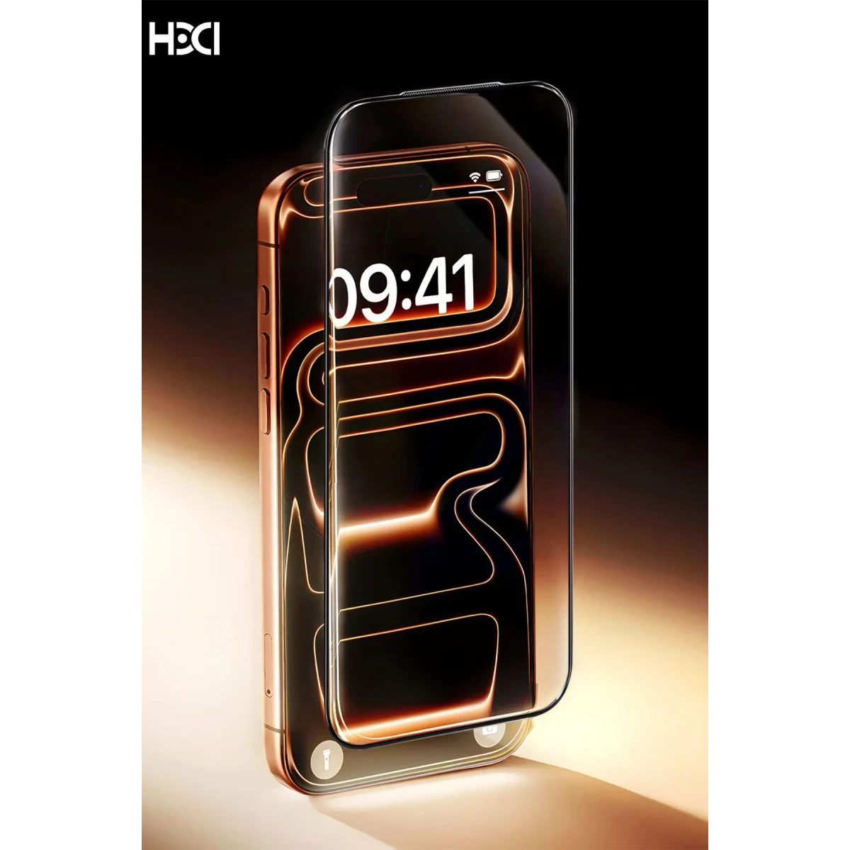 HDD Apple iPhone 17 Pro Bam 9H Cam Ekran Koruyucu - Şeffaf