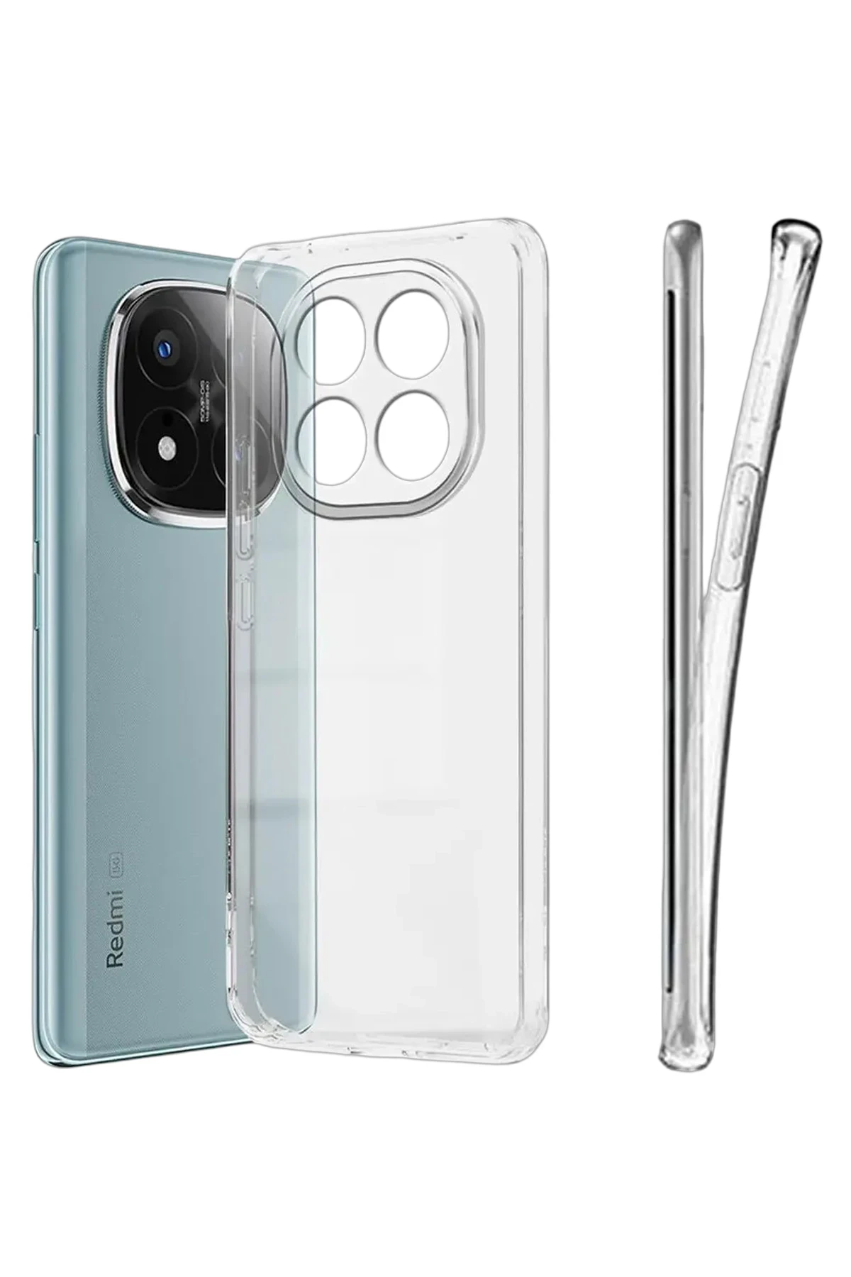 Newface Xiaomi Redmi Note 15 Pro 4G Lüx Şeffaf Silikon - Şeffaf — görsel 2