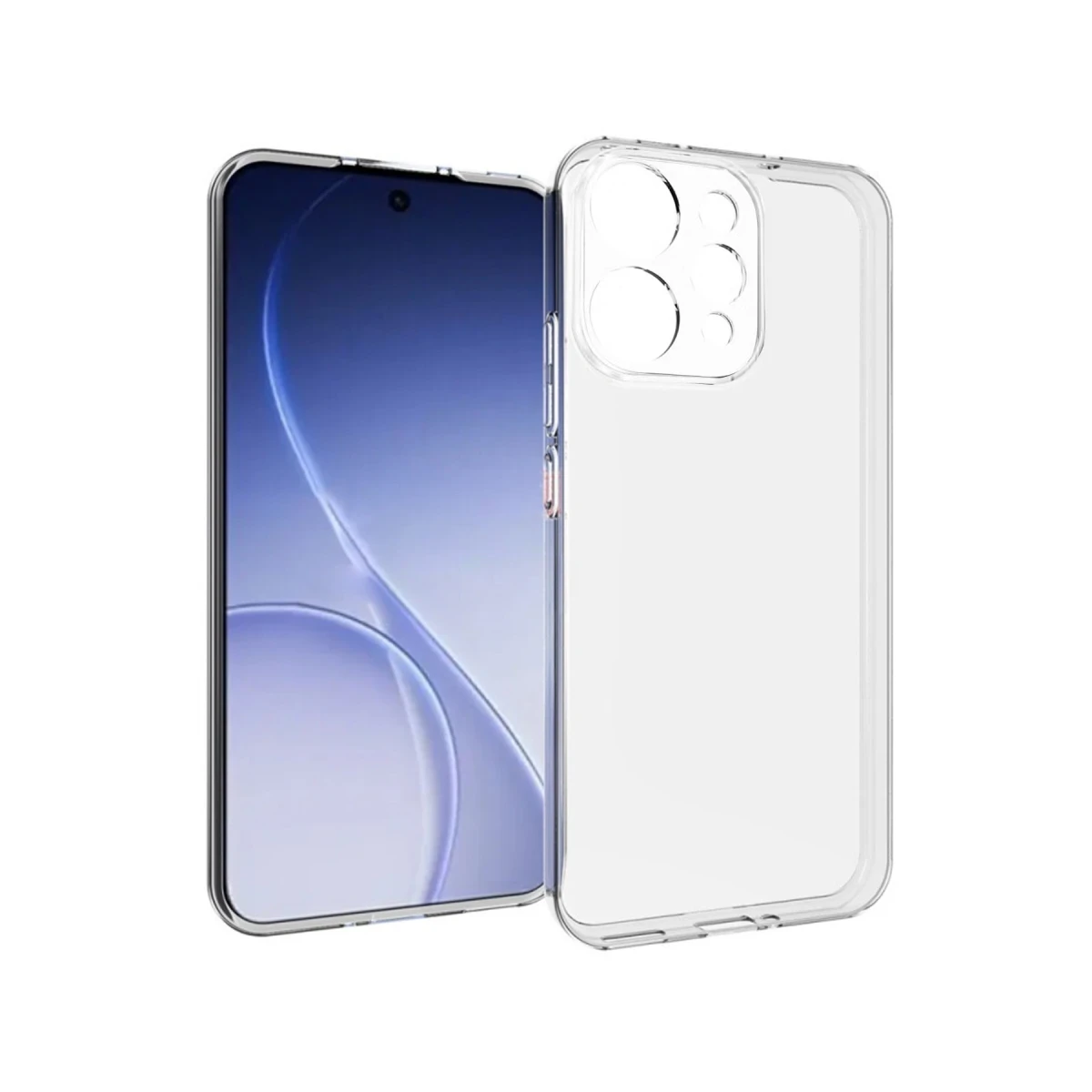 Newface Oppo Reno 15 Lüx Şeffaf Silikon - Şeffaf — görsel 3