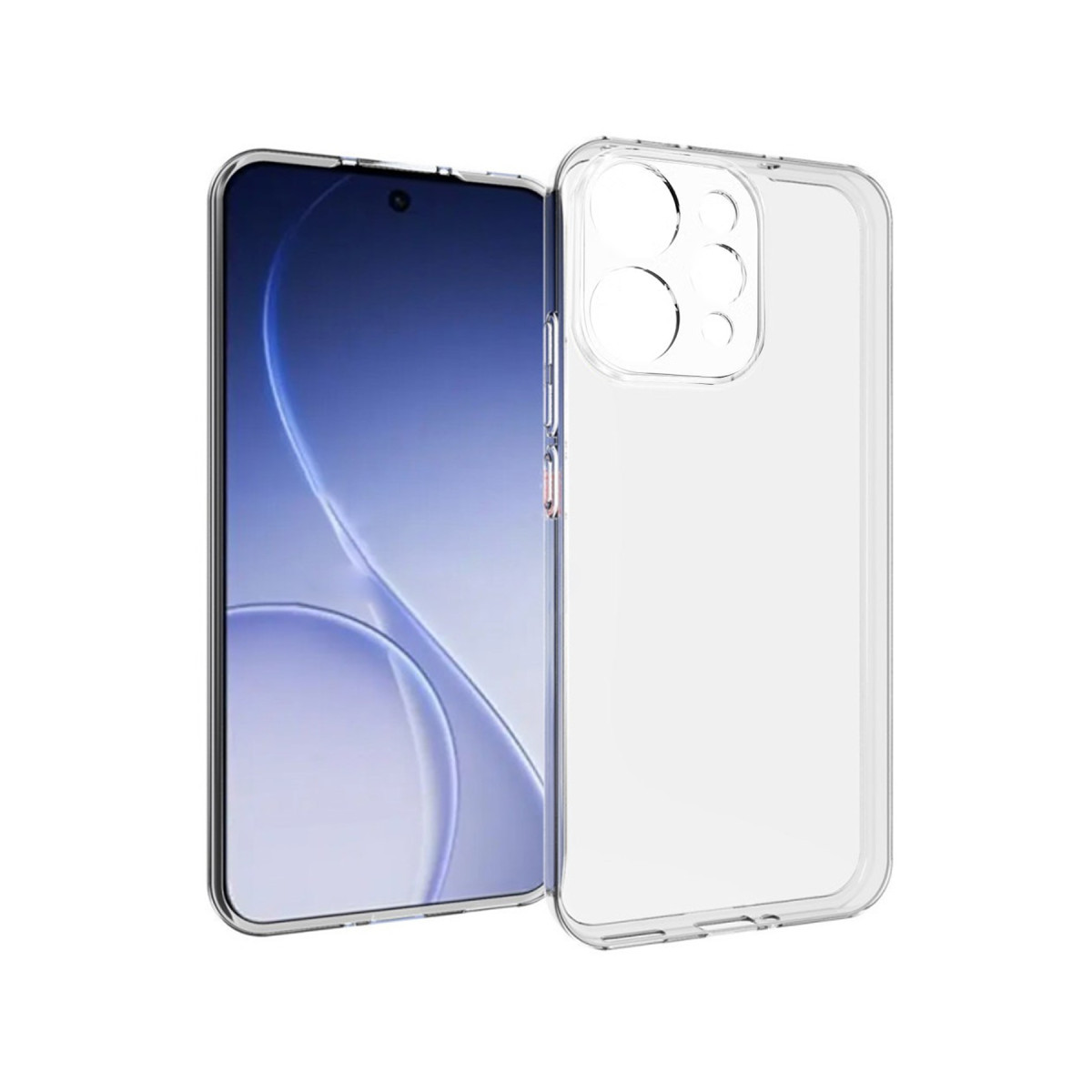 Newface Oppo Reno 15 Lüx Şeffaf Silikon - Şeffaf — görsel 5