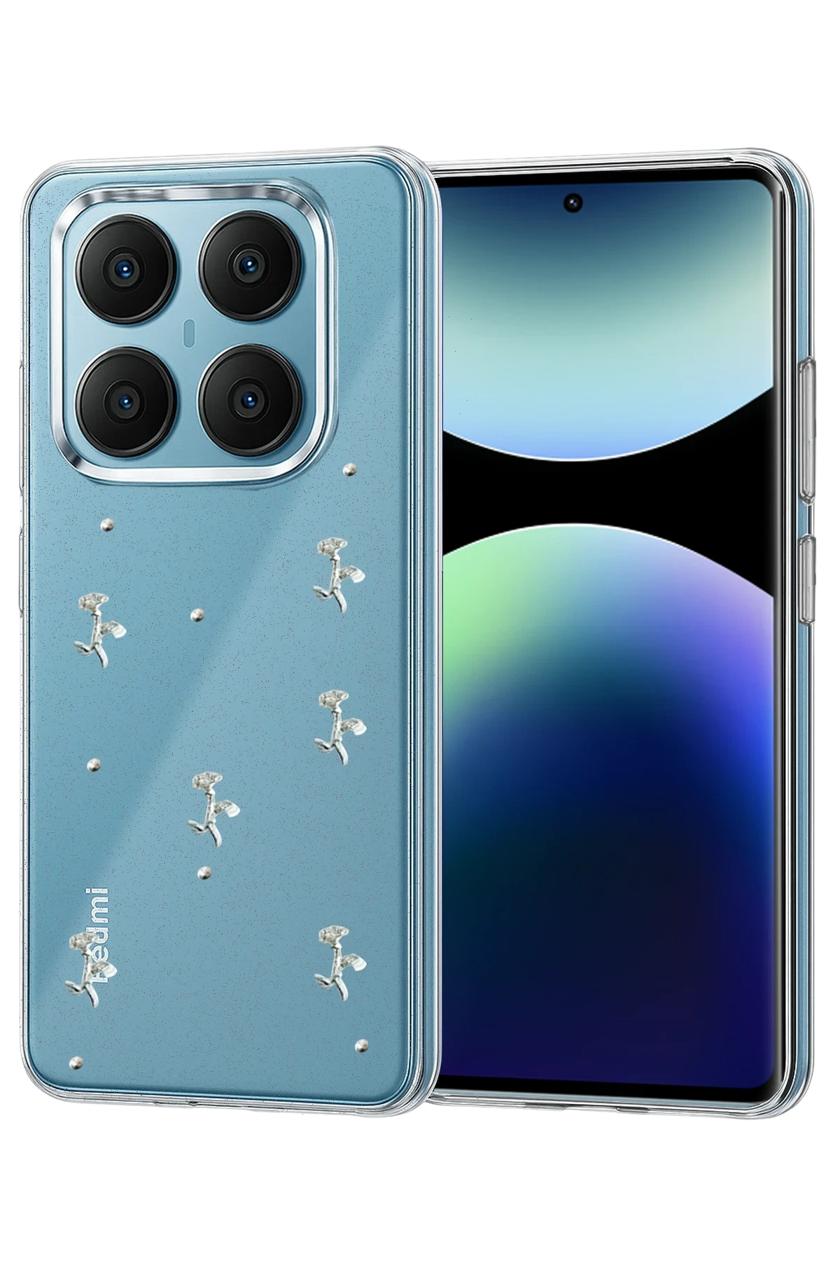 Newface Xiaomi Redmi Note 14 Pro 4G Fiyonk Desenli Kapak - Desen 4