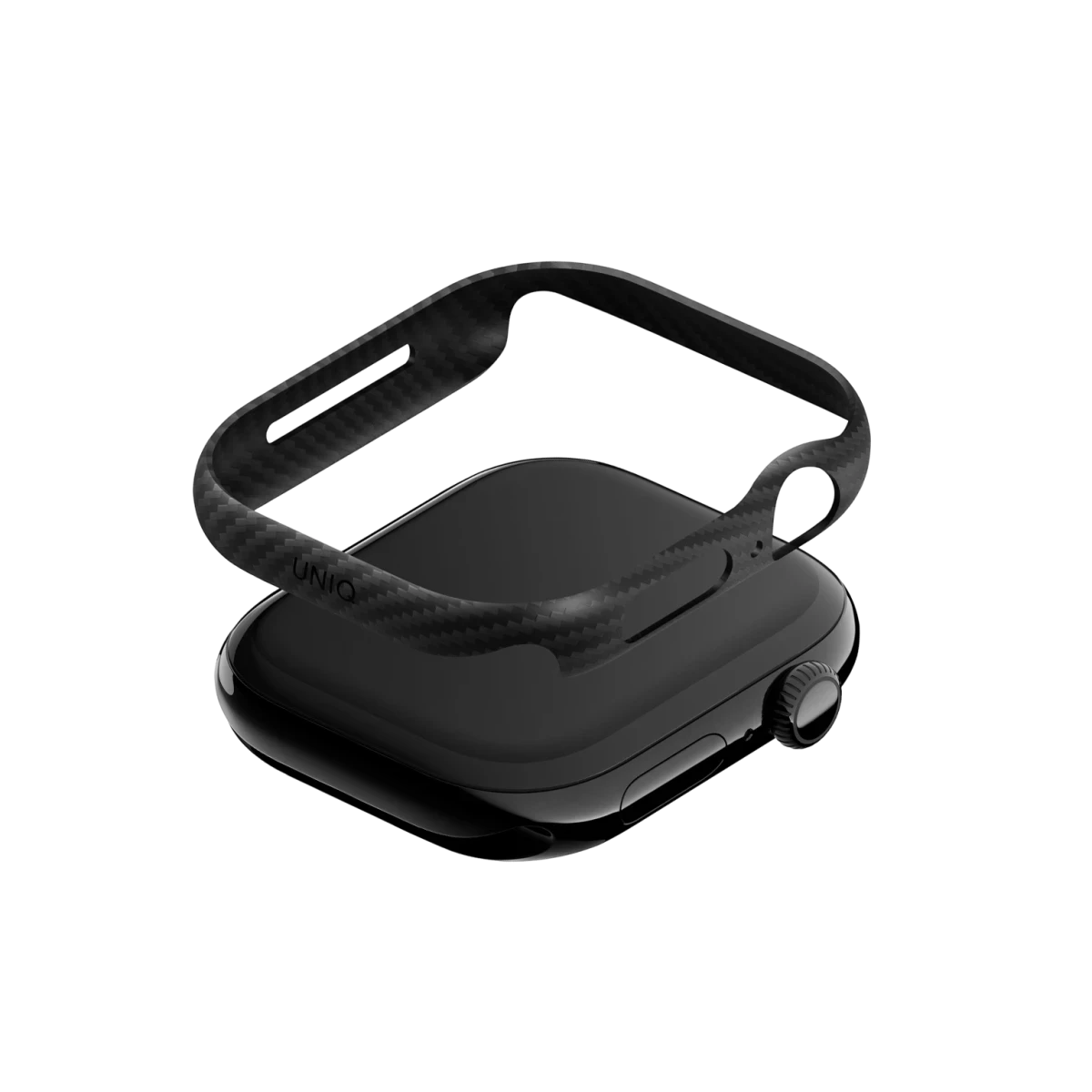 Uniq Apple Watch 46mm Keva Verge Kasa Koruyucu - Siyah