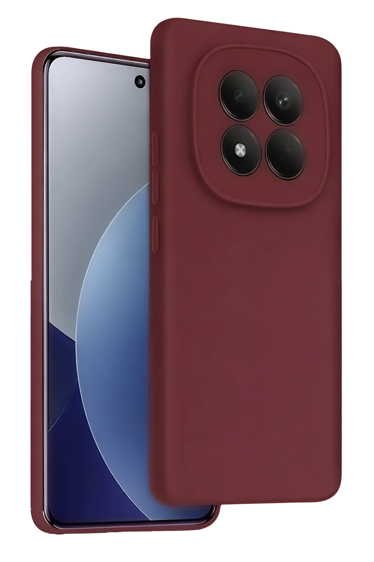 Newface Xiaomi Redmi Note 15 Pro 4G First Silikon - Bordo