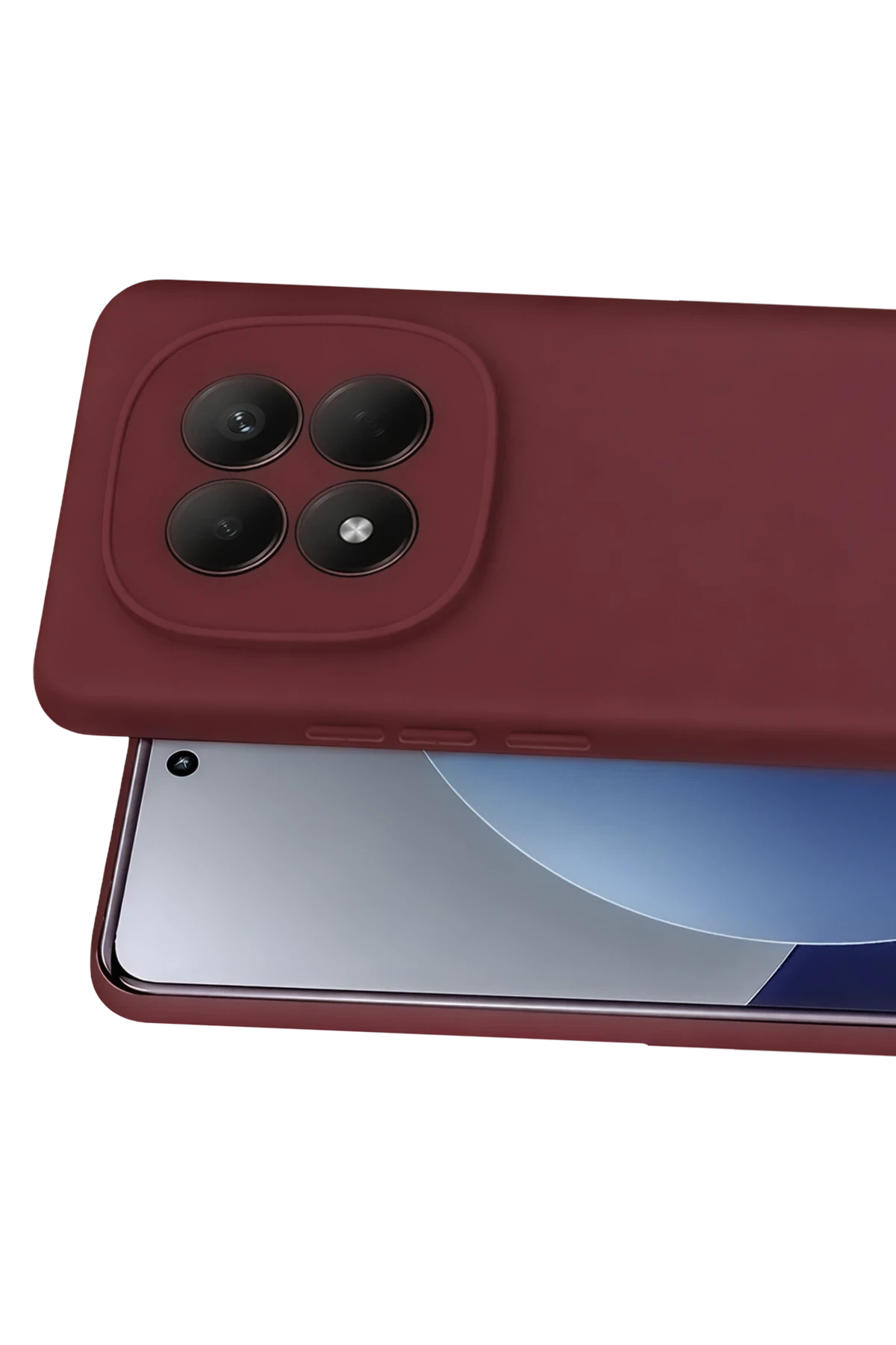 Newface Xiaomi Redmi Note 15 Pro 4G First Silikon - Bordo — görsel 2