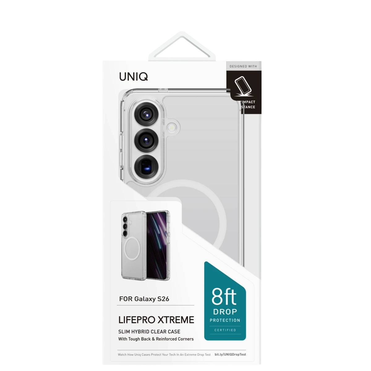 Uniq Samsung Galaxy S26 Plus LifePro Xtreme Magsafe Kapak - Şeffaf