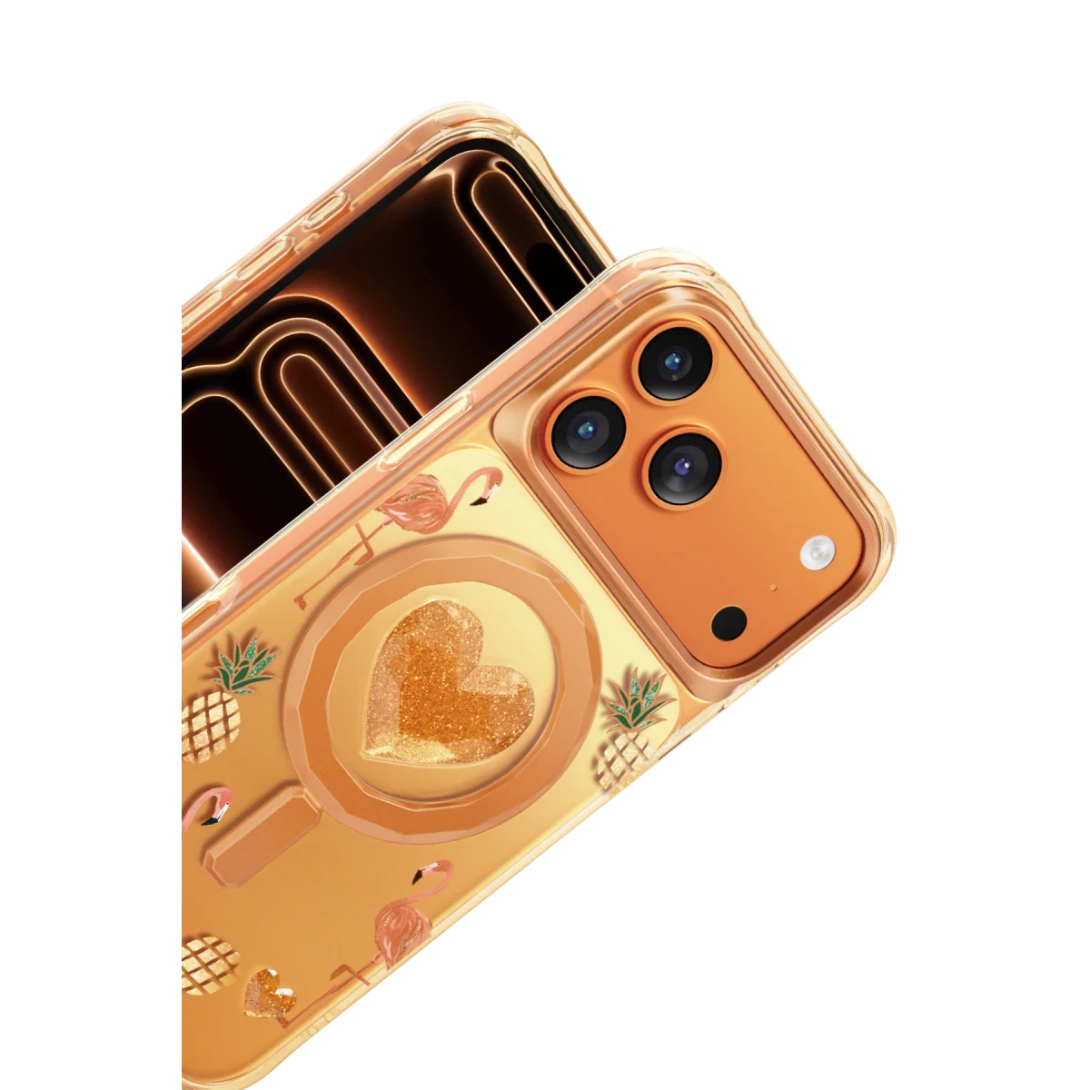 Keephone Apple iPhone 18 Pro Max/17 Pro Max Peachy Magsafe Kapak - Turuncu 2