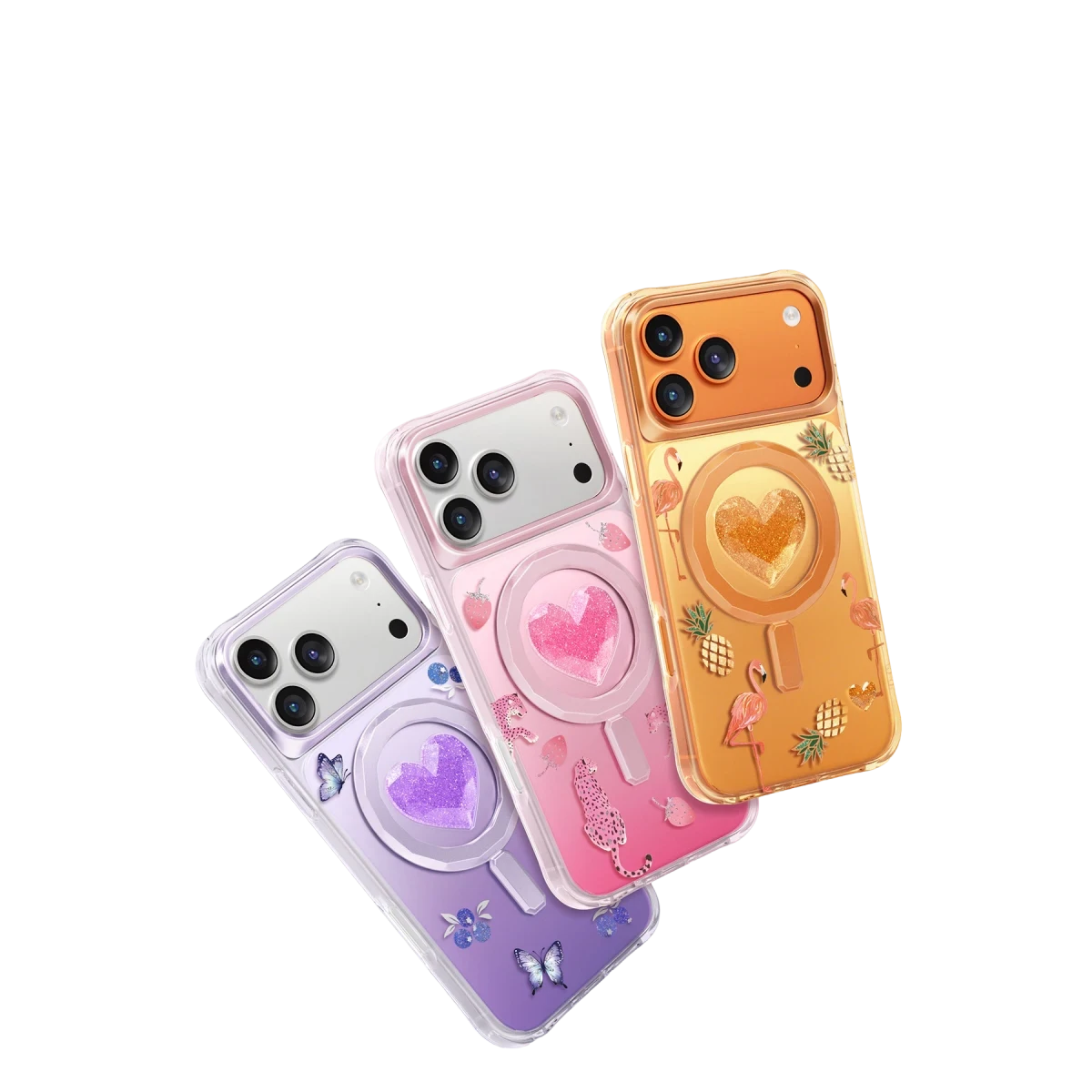 Keephone Apple iPhone 17 Pro Max Peachy Magsafe Kapak - Mor