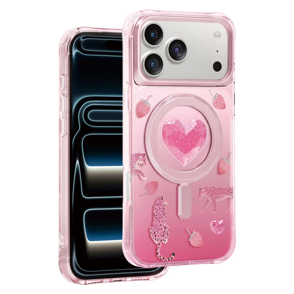 Keephone Apple iPhone 18 Pro Max/17 Pro Max Peachy Magsafe Kapak - Pembe 2
