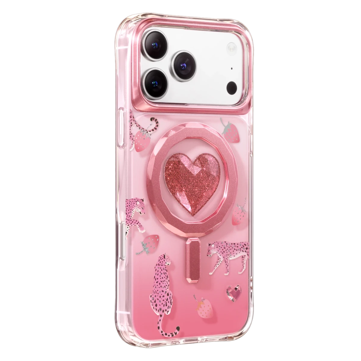 Keephone Apple iPhone 17 Pro Max Peachy Magsafe Kapak - Pembe