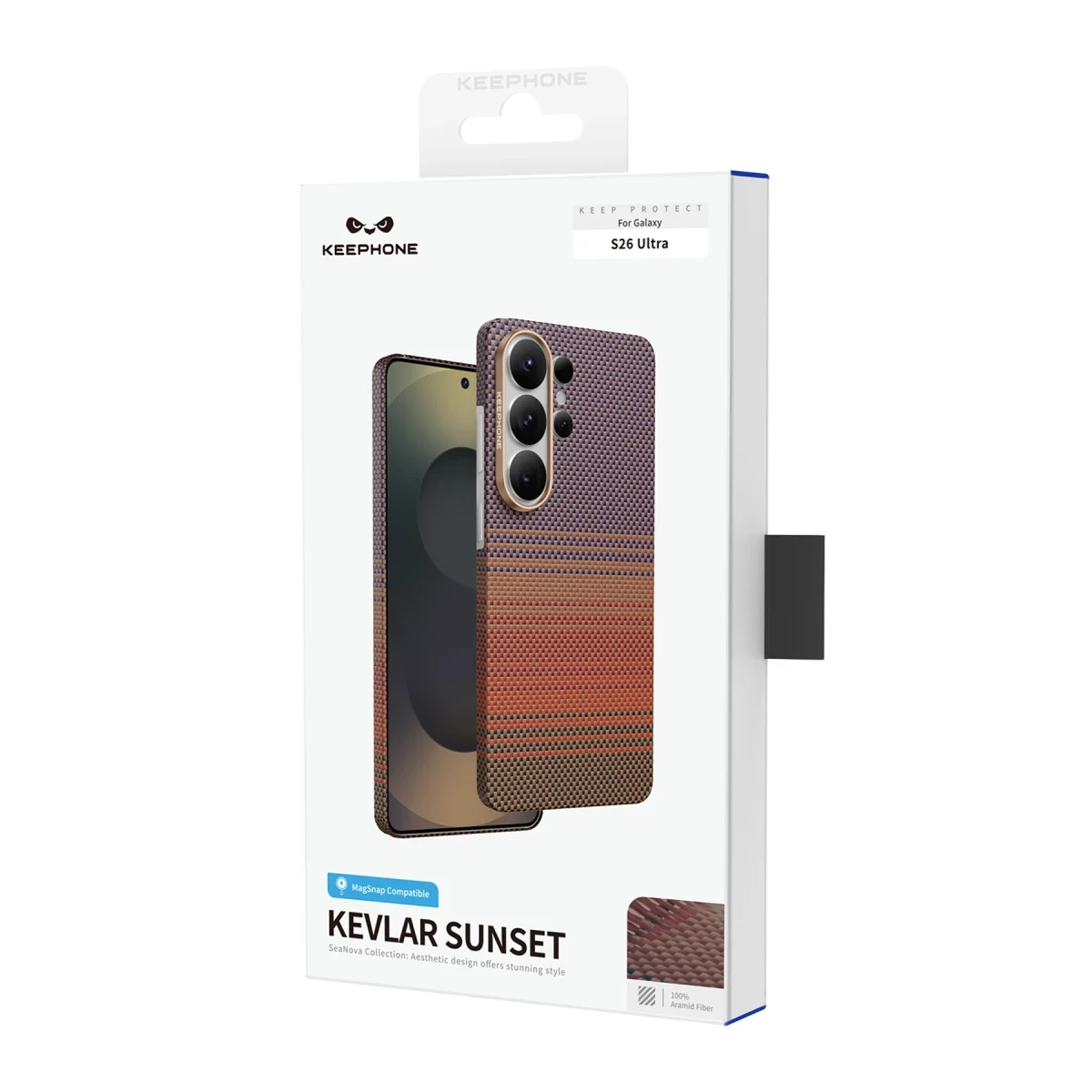 Keephone Samsung Galaxy S26 Plus Kevlar Seanova Magsafe Kılıf - Sunset