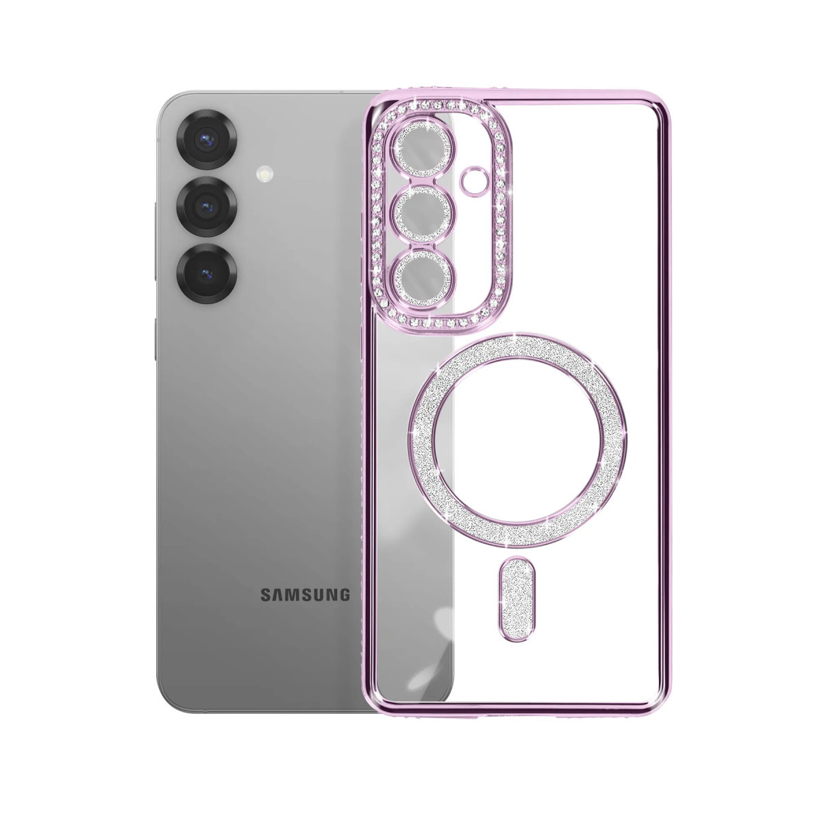 Newface Samsung Galaxy A37 5G Joke Simli Magneticsafe Kılıf - Derin Mor — görsel 9