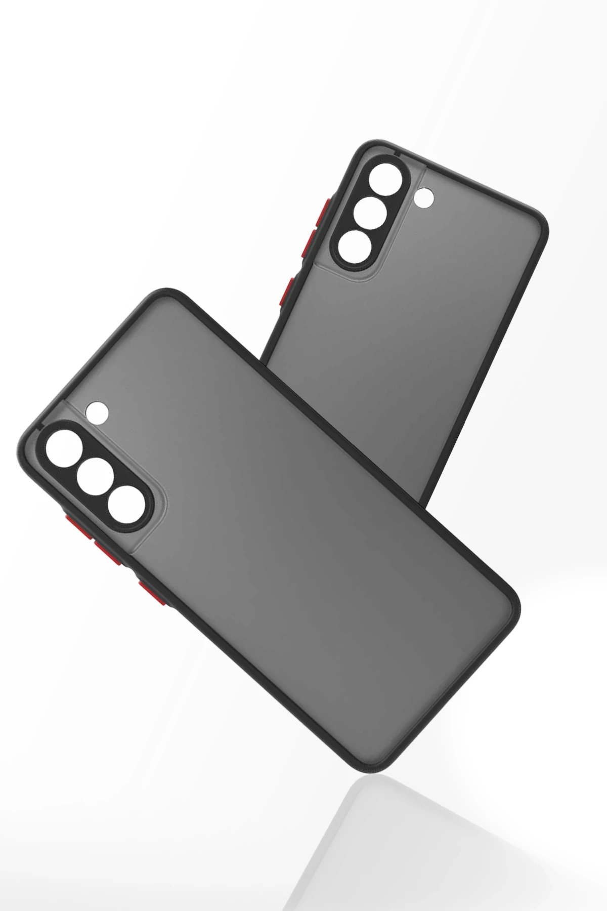Newface Samsung Galaxy S21 FE Kılıf Montreal Silikon Kapak - Siyah — görsel 3