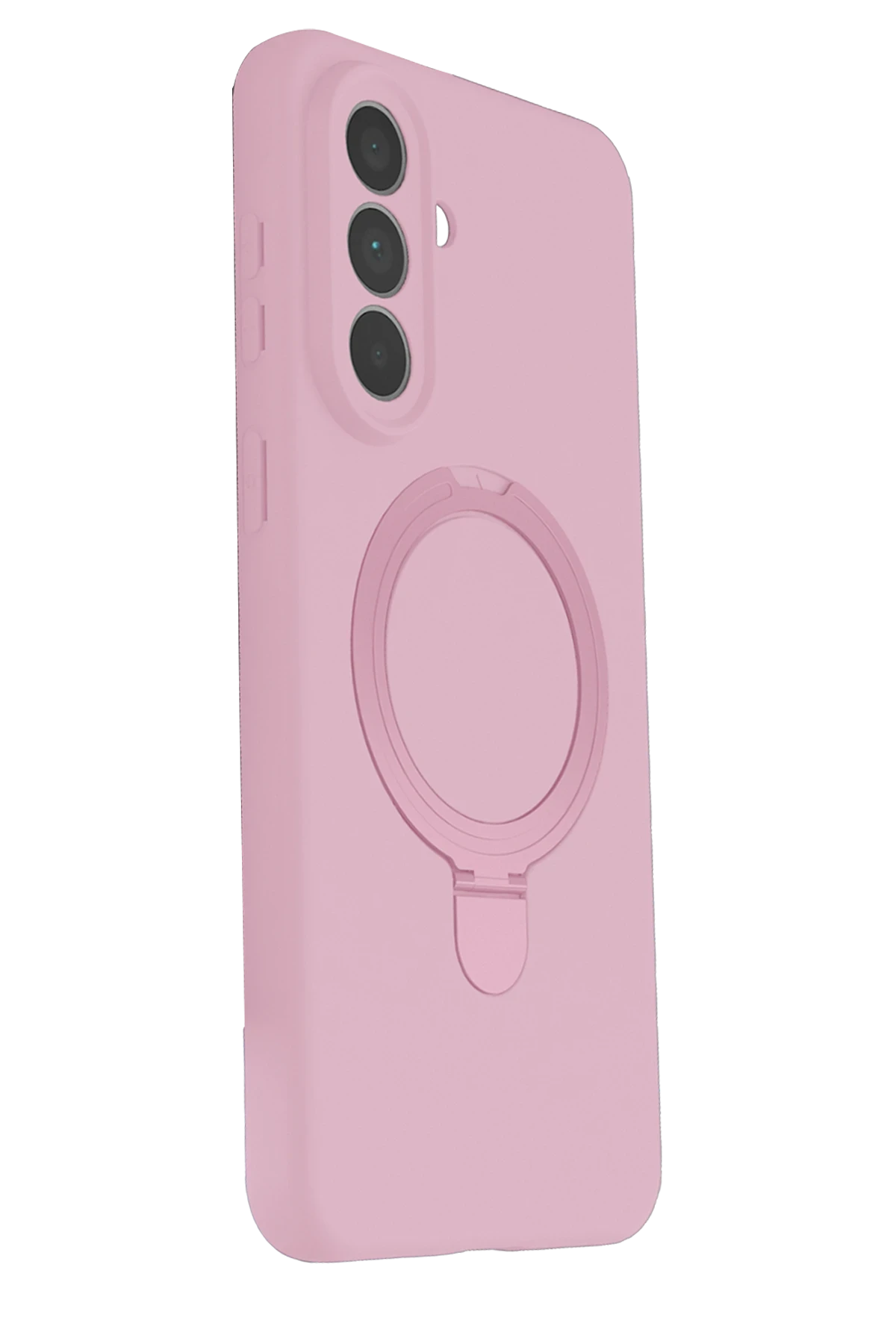 Newface Samsung Galaxy A57 5G Regal Magsafe Standlı Kapak - Açık Pembe — görsel 3