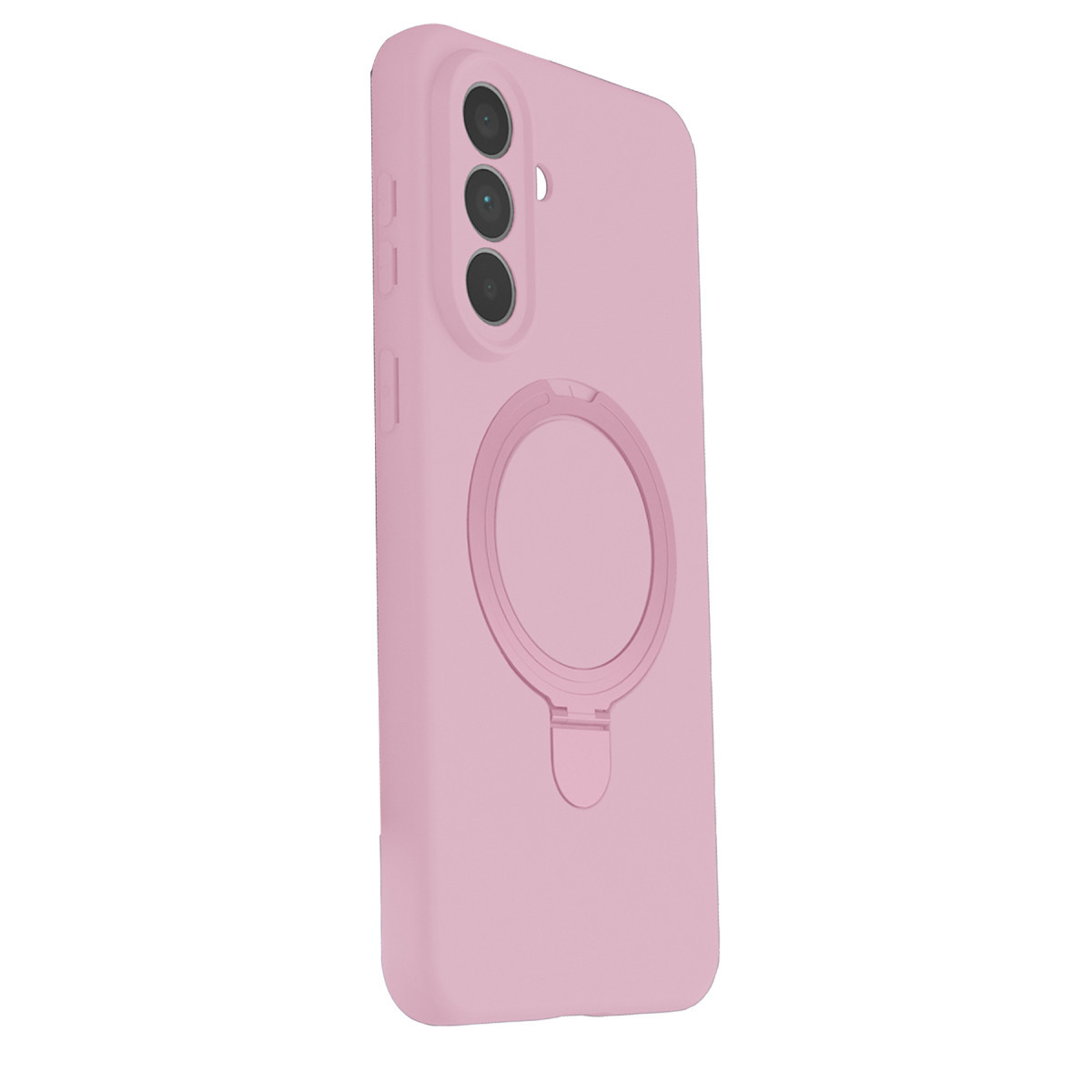 Newface Samsung Galaxy A57 5G Regal Magsafe Standlı Kapak - Açık Pembe — görsel 11