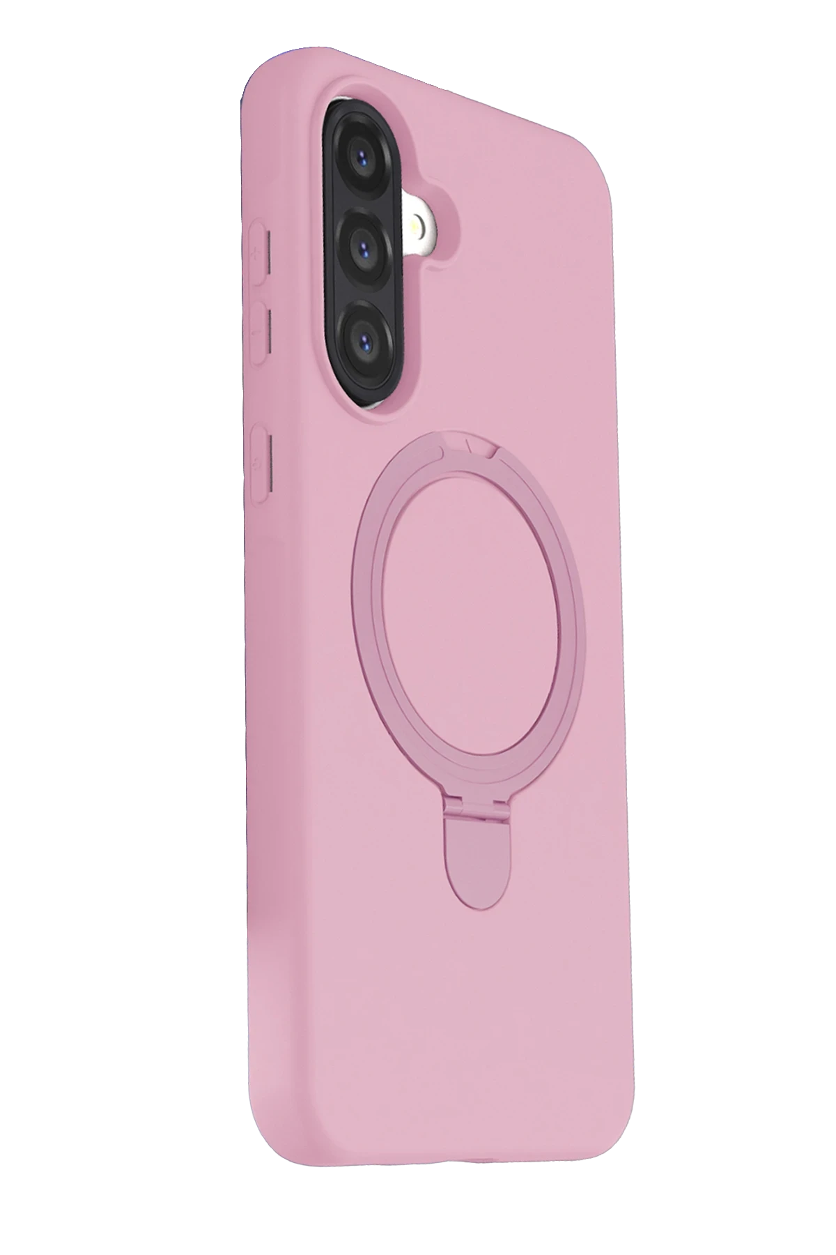 Newface Samsung Galaxy A37 5G Regal Magsafe Standlı Kapak - Açık Pembe — görsel 3