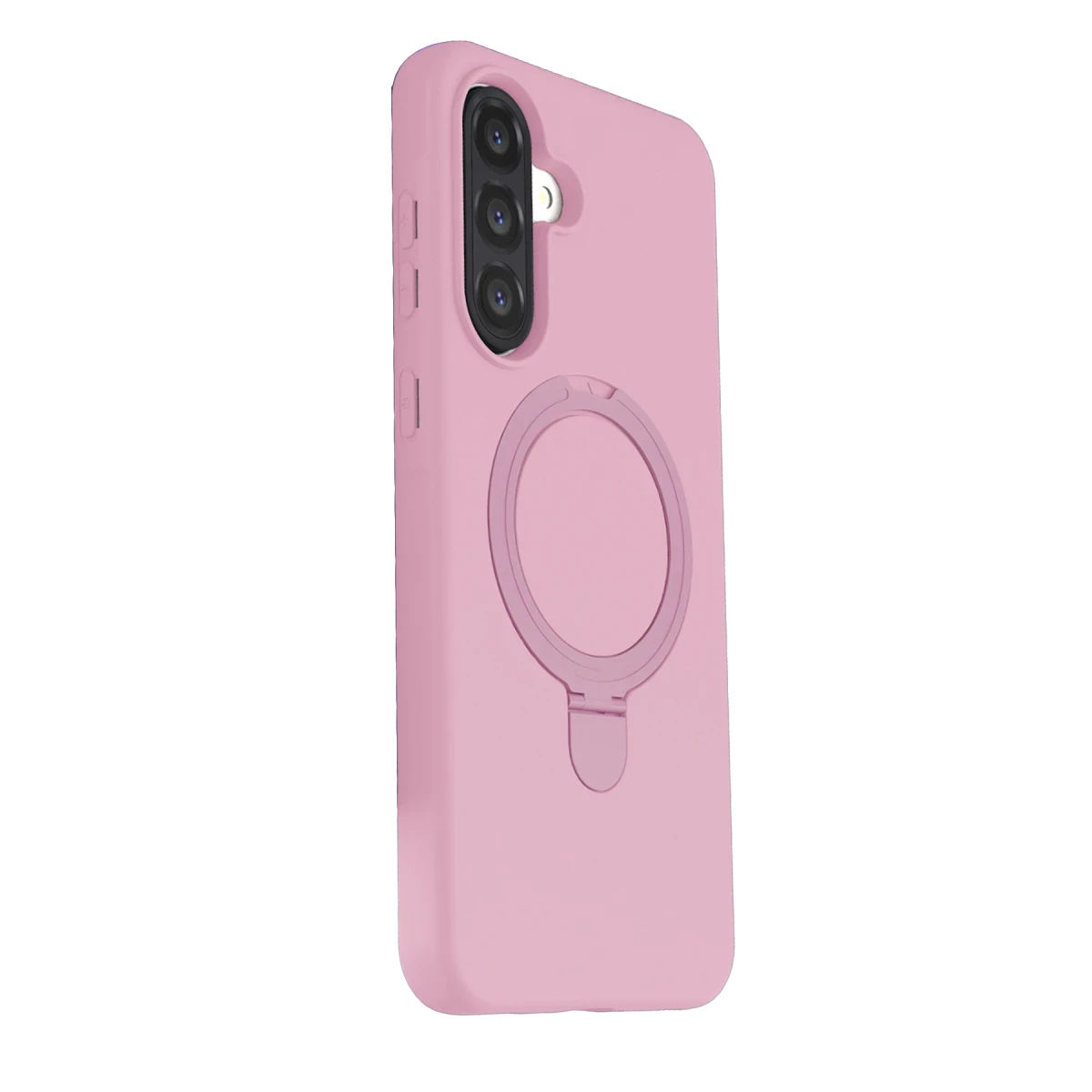 Newface Samsung Galaxy A37 5G Regal Magsafe Standlı Kapak - Açık Pembe — görsel 7