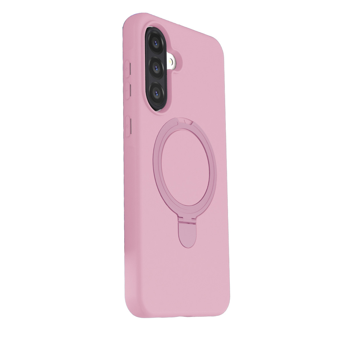 Newface Samsung Galaxy A37 5G Regal Magsafe Standlı Kapak - Açık Pembe — görsel 11