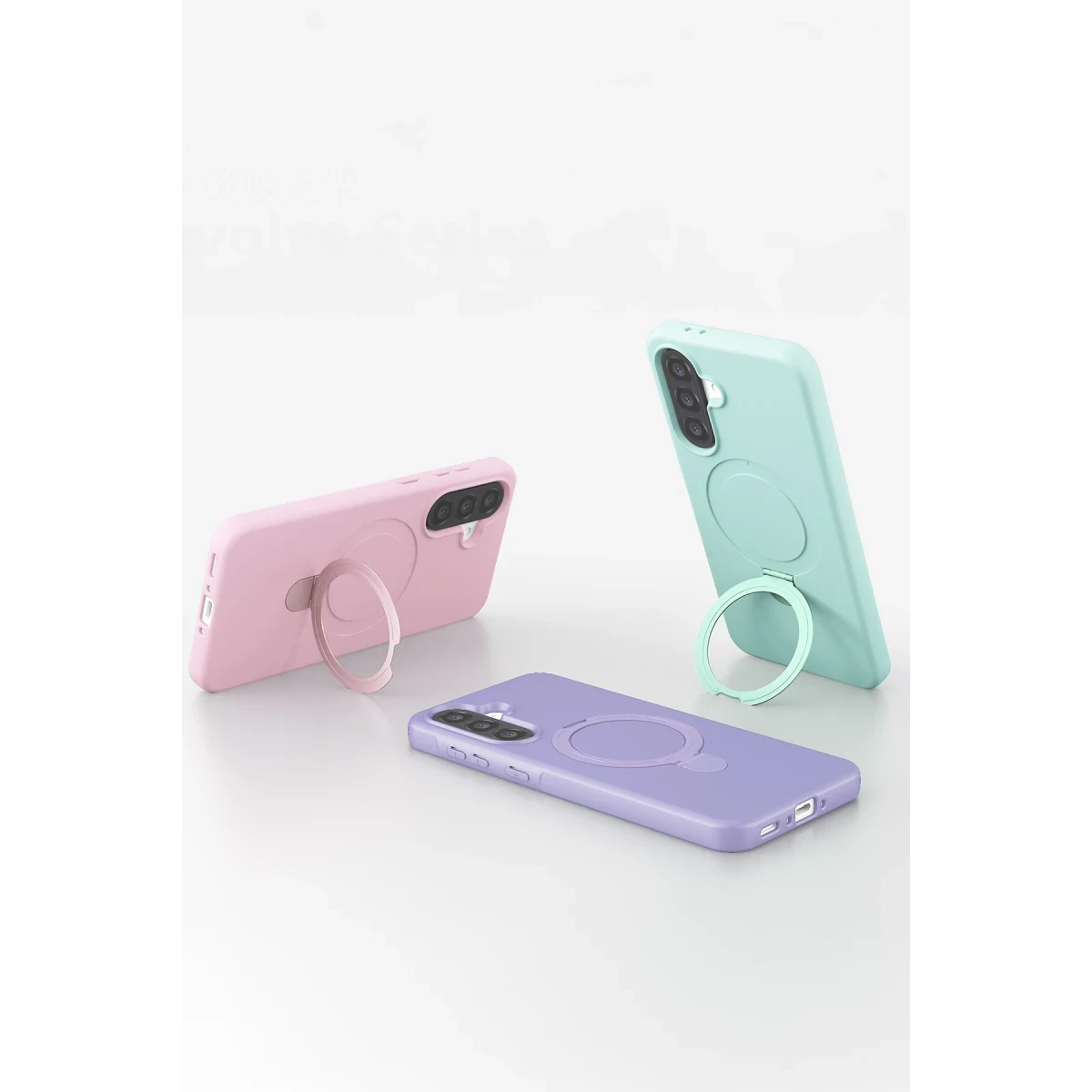 Newface Samsung Galaxy A37 5G Regal Magsafe Standlı Kapak - Açık Pembe — görsel 8