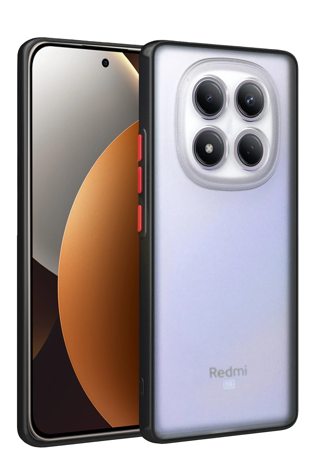 Newface Xiaomi Redmi Note 15 Pro 5G Montreal Silikon Kapak - Siyah