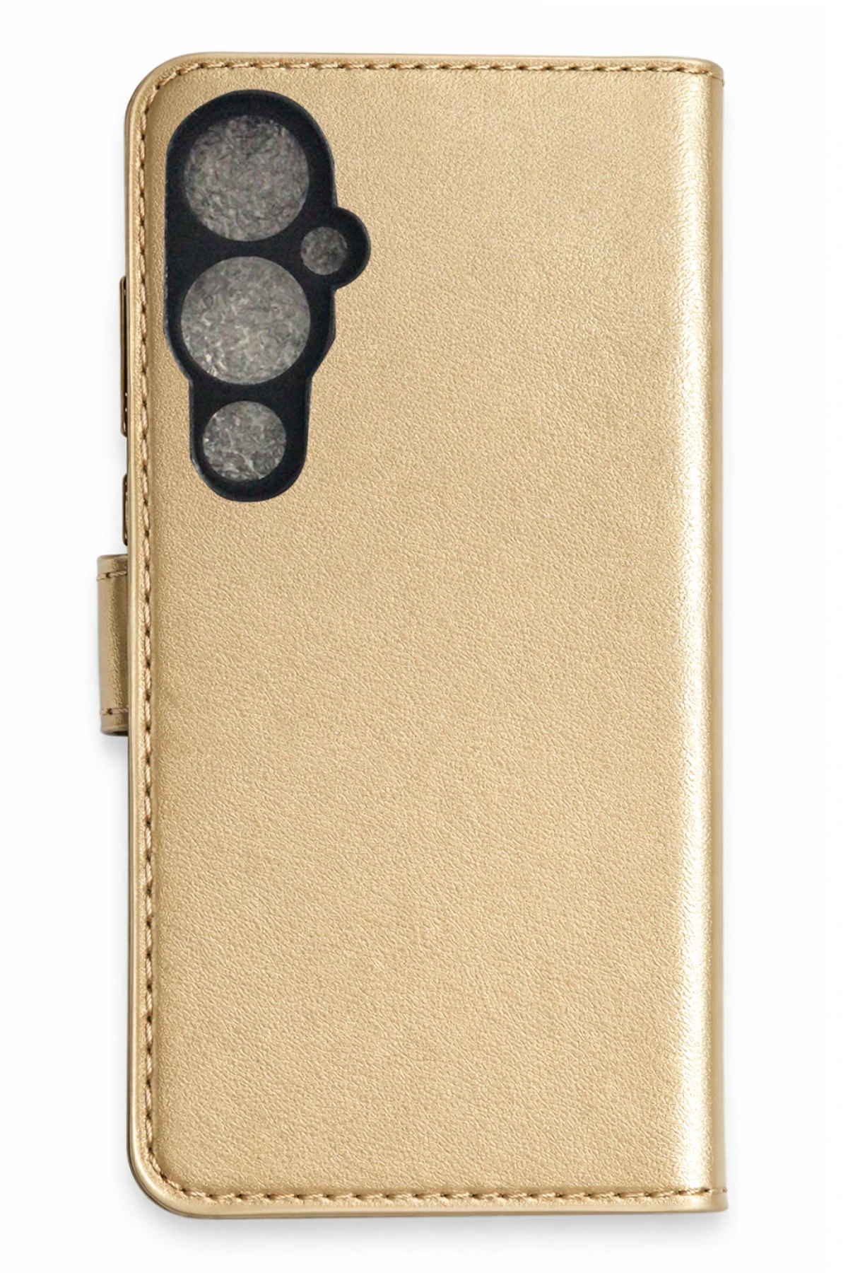 Newface Tecno Pova 4 Pro Trend S Plus Kapaklı Kılıf - Gold