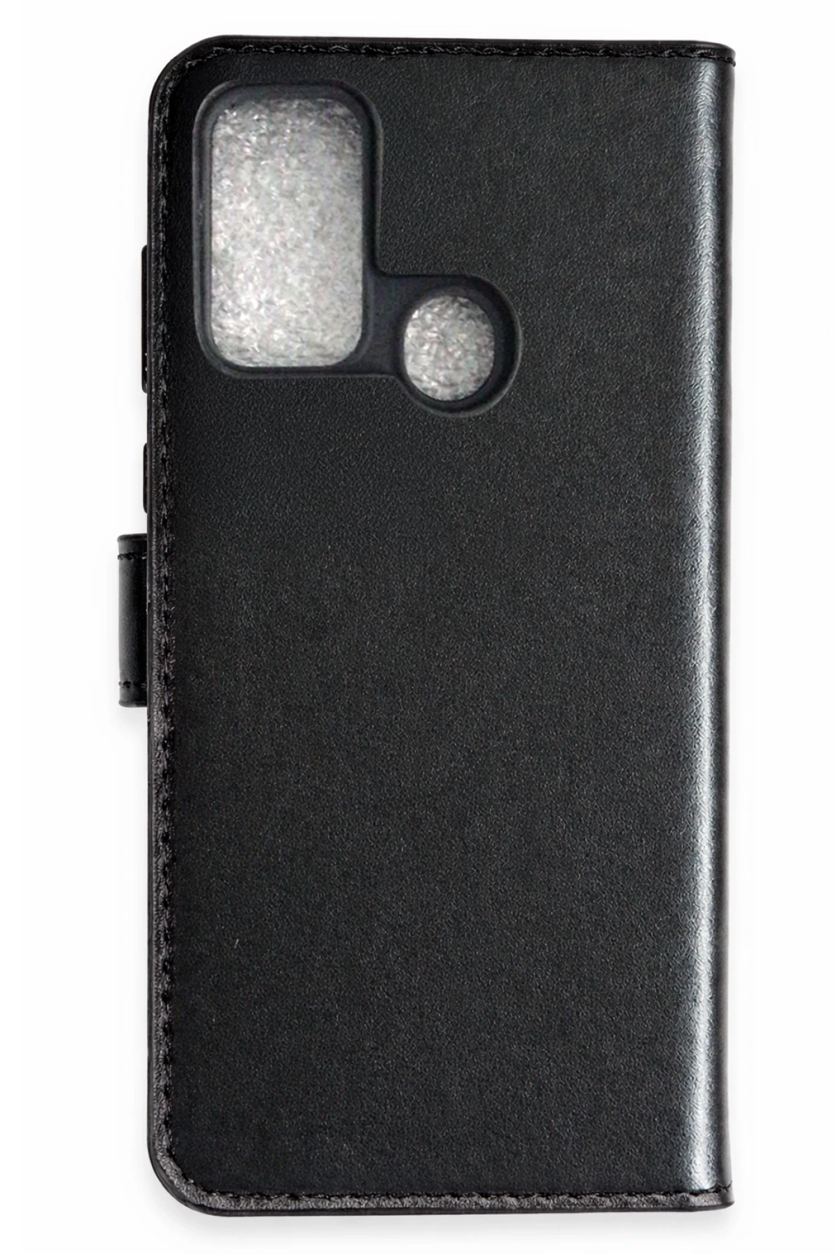 Newface Tecno Spark 7 Trend S Plus Kapaklı Kılıf - Siyah