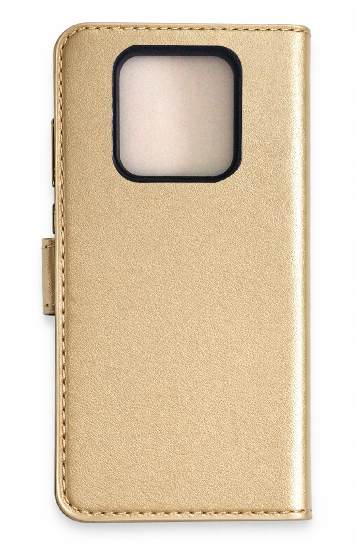 Newface Tecno Camon 16 Prime Trend S Plus Kapaklı Kılıf - Gold
